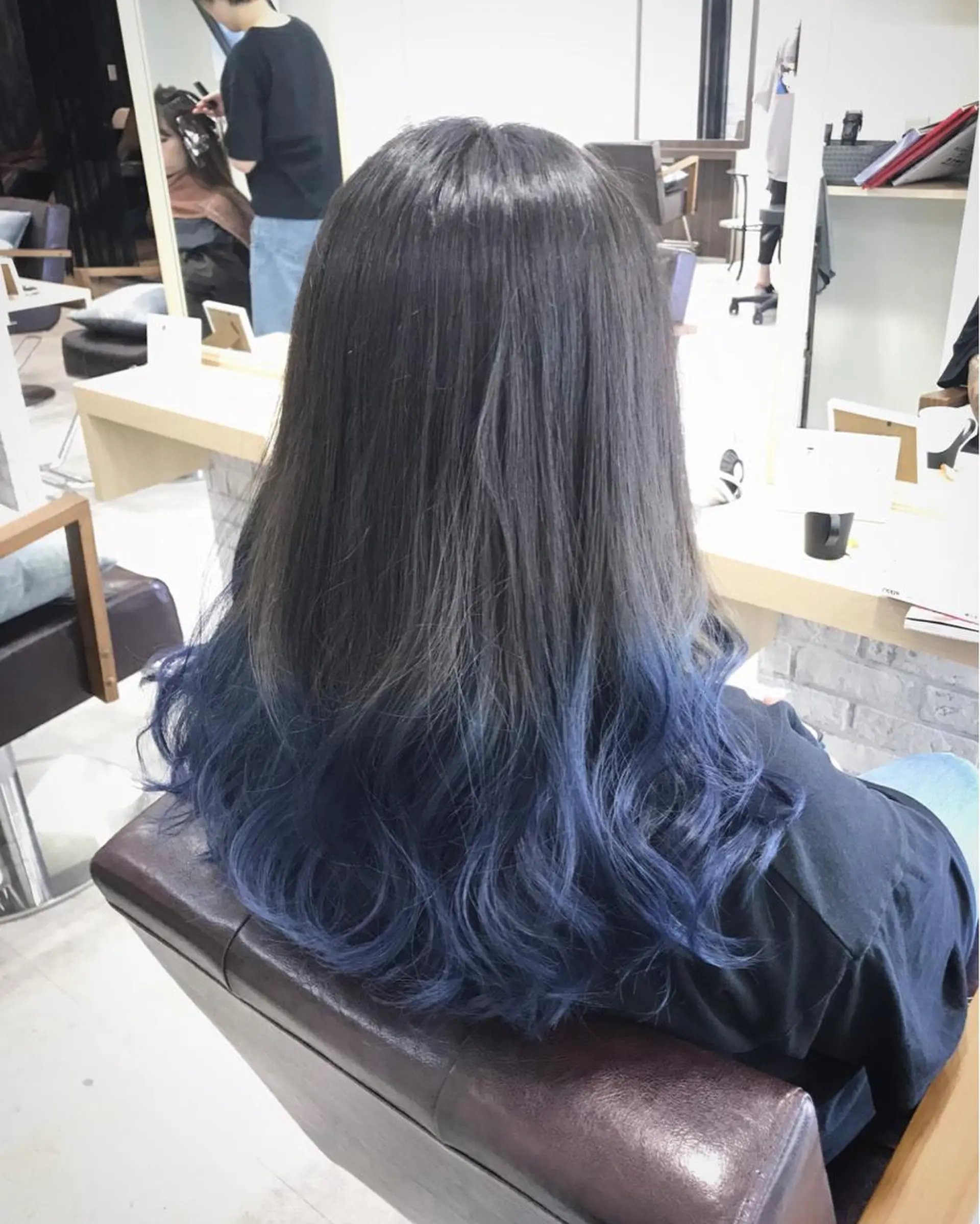 セミロング カラー ブリーチ マンツーマン/透明感 foi hairのヘアスタイル