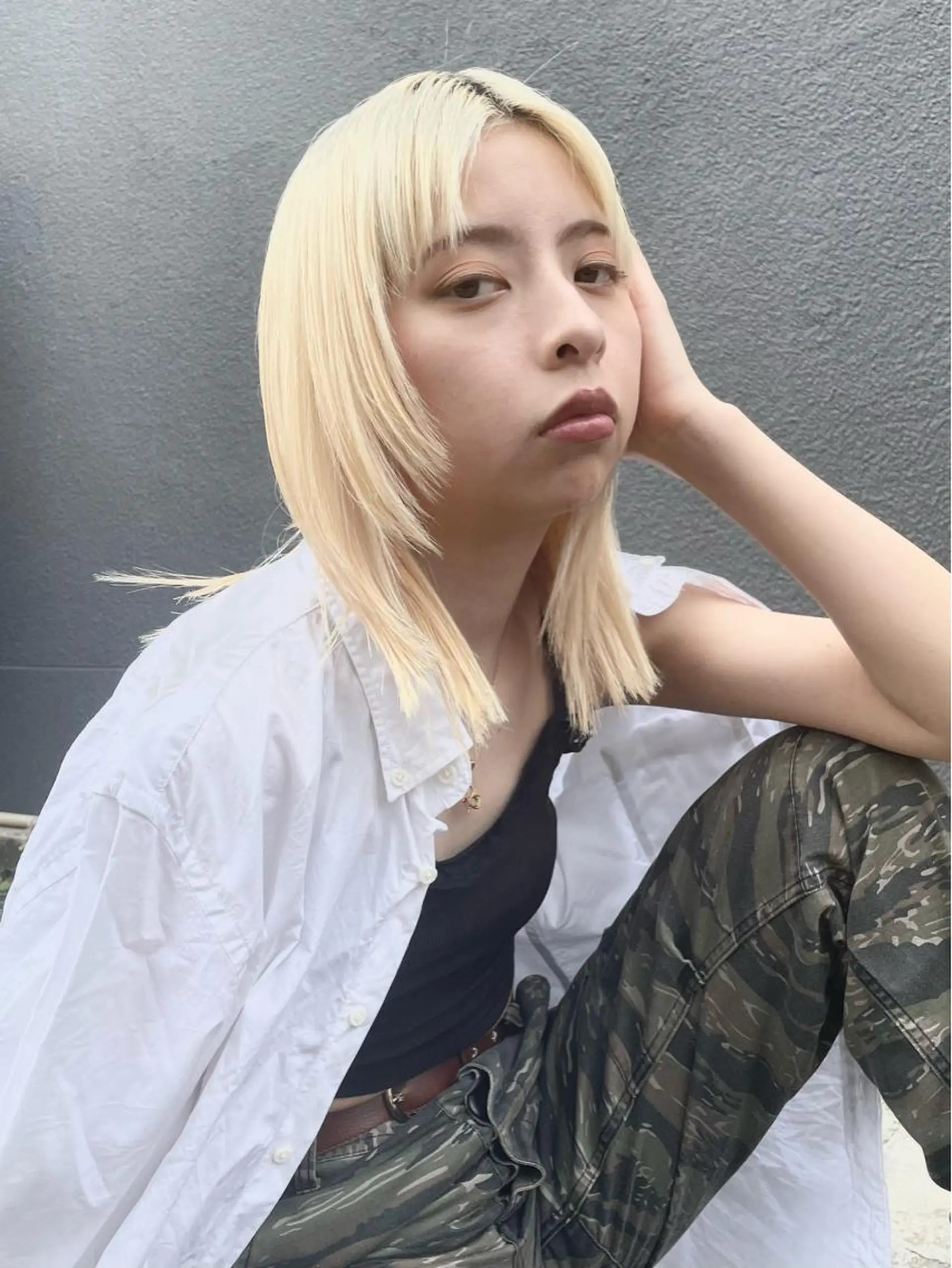 セミロング カラー メンズカット/ スパイキーショートのヘアスタイル