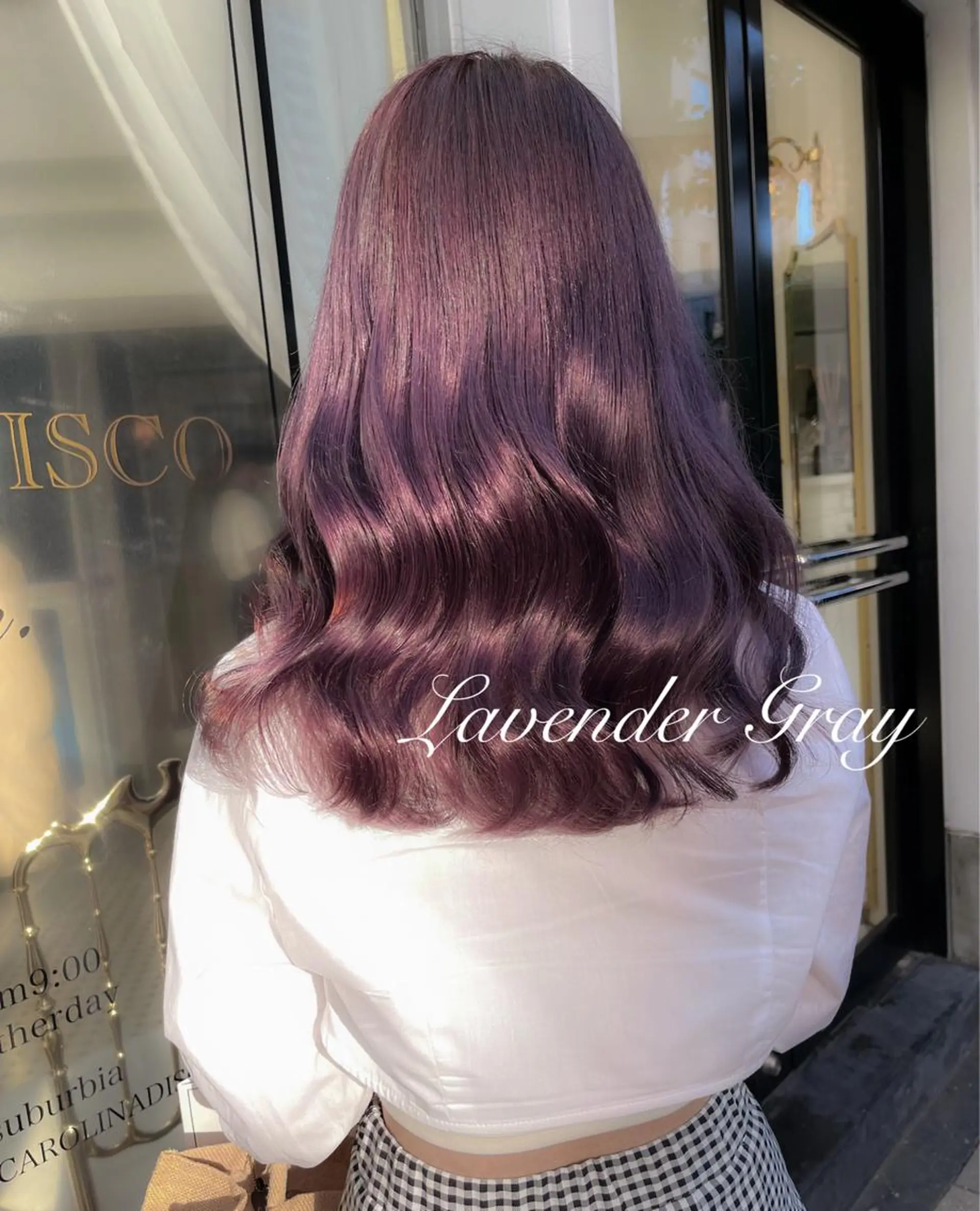 セミロング カラー ブリーチ ヘアカラー LOTTA CUCCI所属・miyu /トレンド カラー×艶髪のヘアスタイル