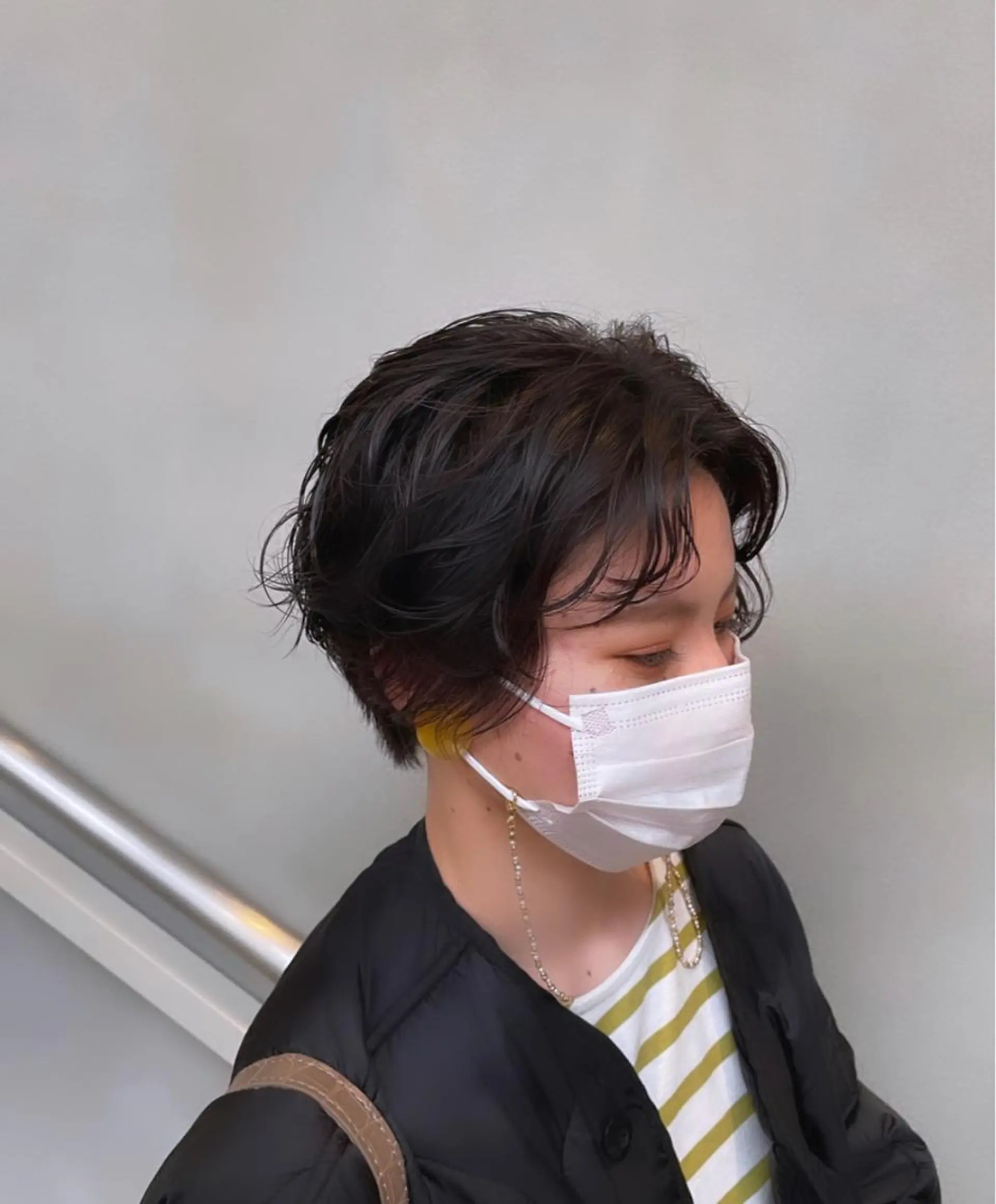 ショート カラー パーマ ハンサムショート ショートヘア 沖縄/ヘアアレンジ /ナカノのヘアスタイル