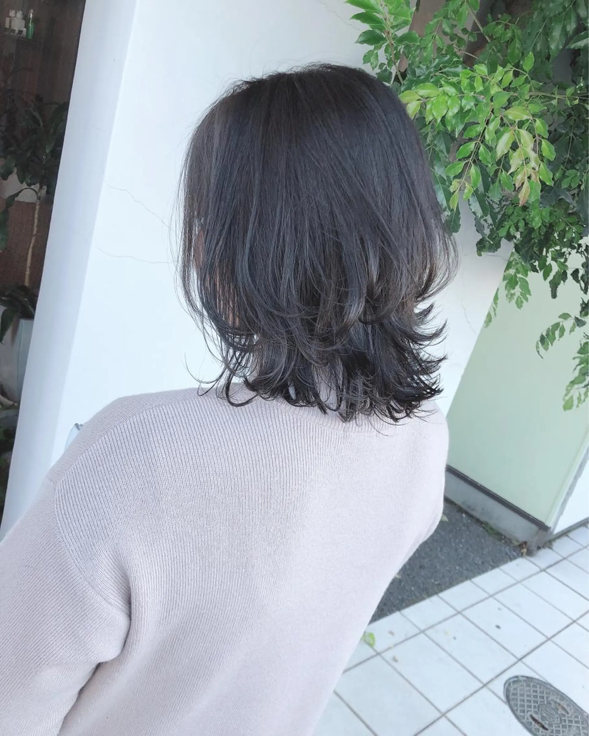 ミディアム カラー カット ヘアカラー トリートメント 具志 正太のヘアスタイル