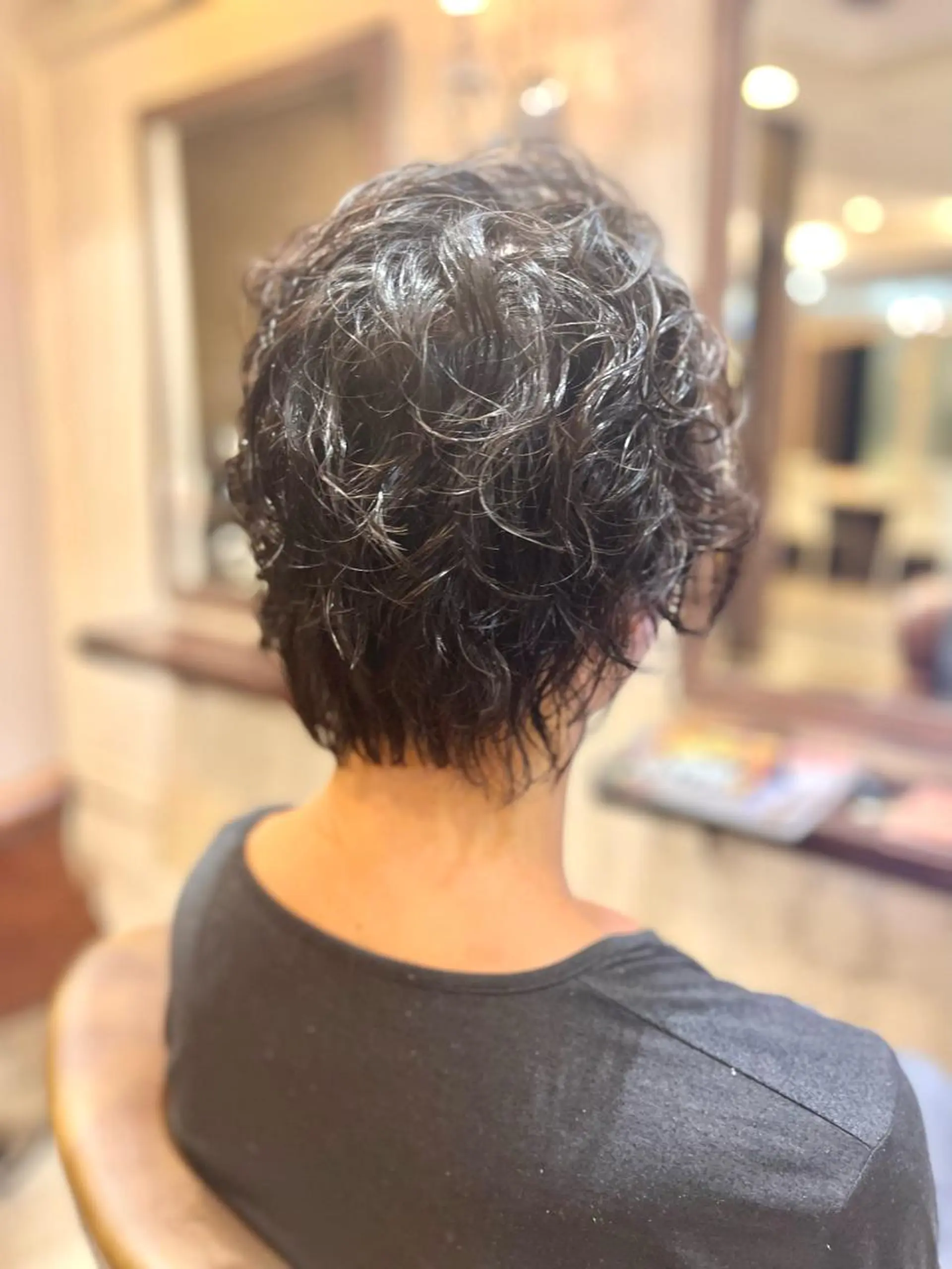 ショート パーマ メンズ オオソネ マリアのヘアスタイル