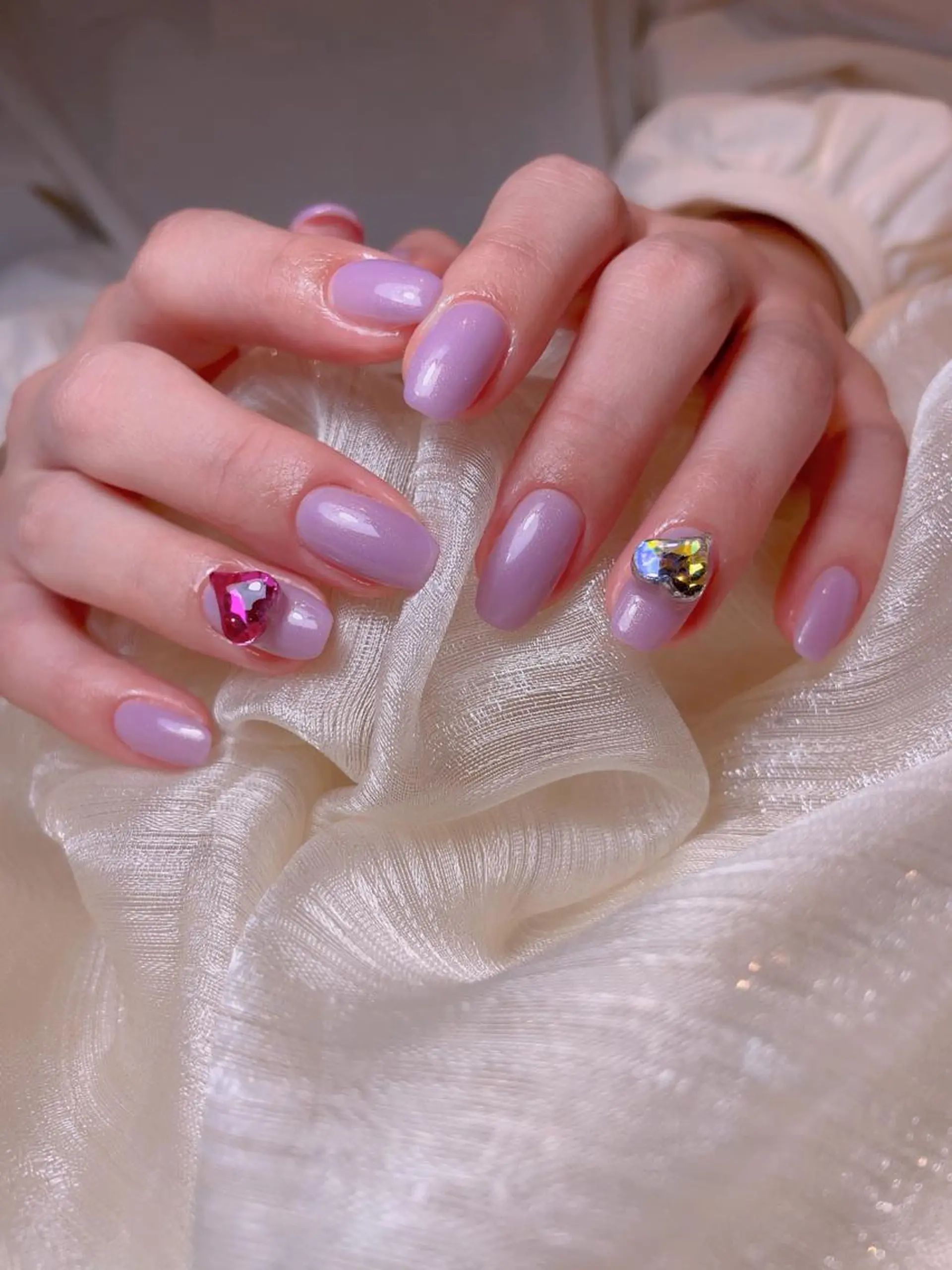 ネイル ワンカラーネイル ハンドネイル 南野 由希のネイルデザイン