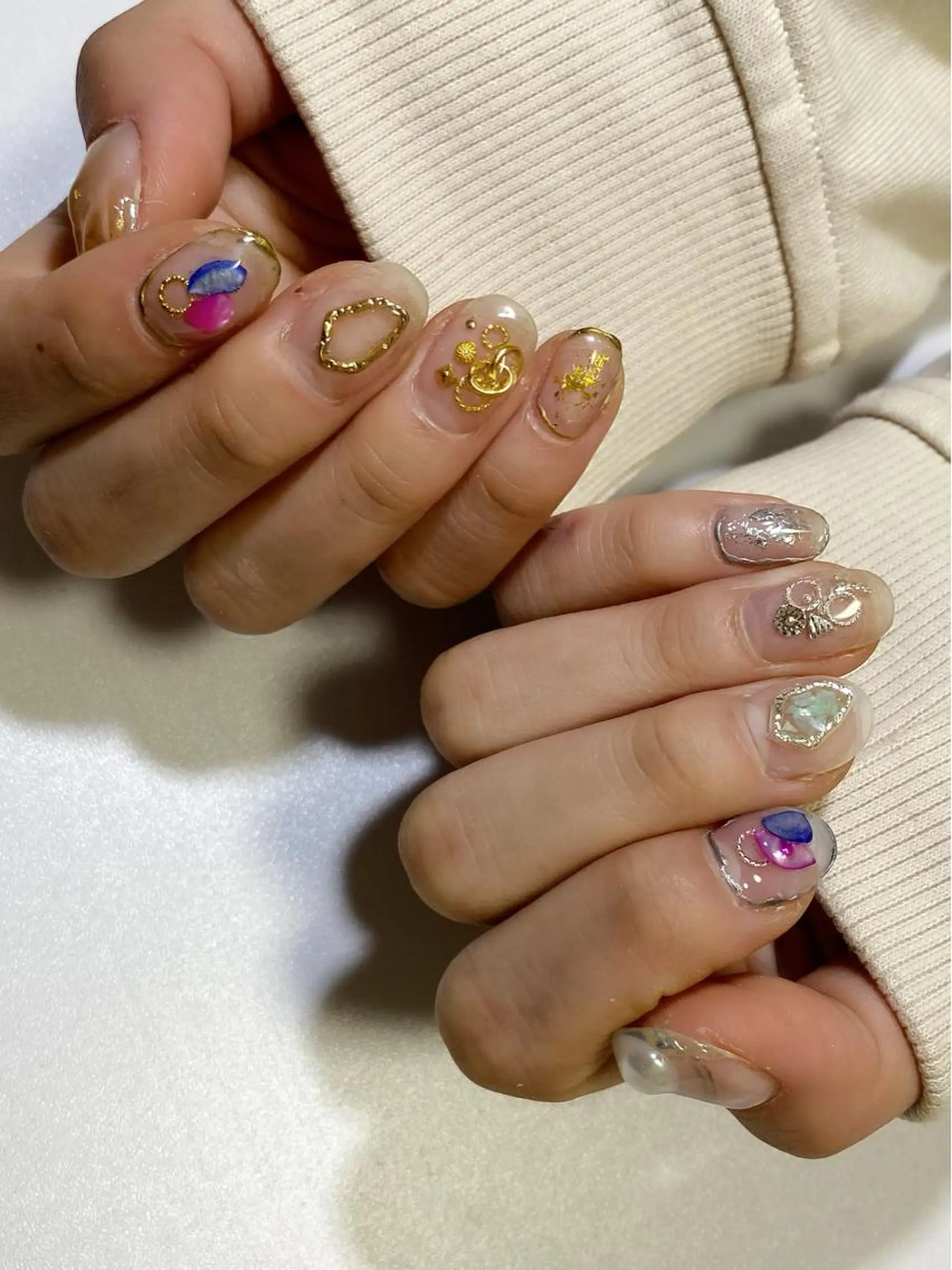 ネイル クリアネイル ニュアンスネイル private salon NIKOのネイルデザイン
