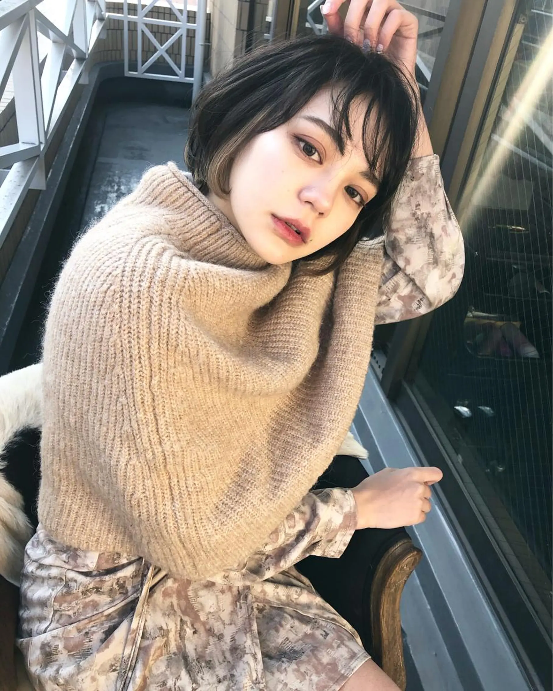 ショート カラー ショート/ボブ専門 宮脇美奈/南船場のヘアスタイル