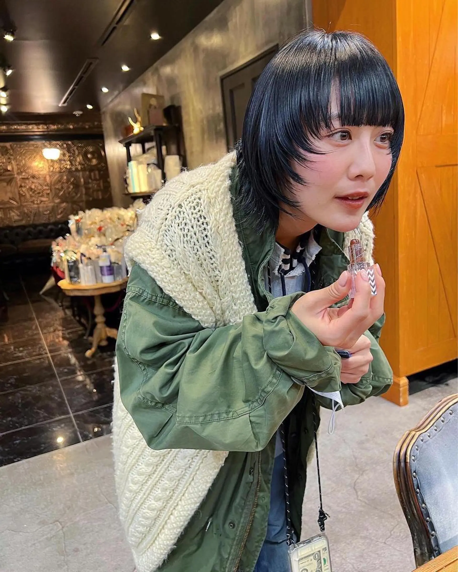 ショート カラー haco＋所属・圧倒的デザイン力 店長🎨RENAのヘアスタイル