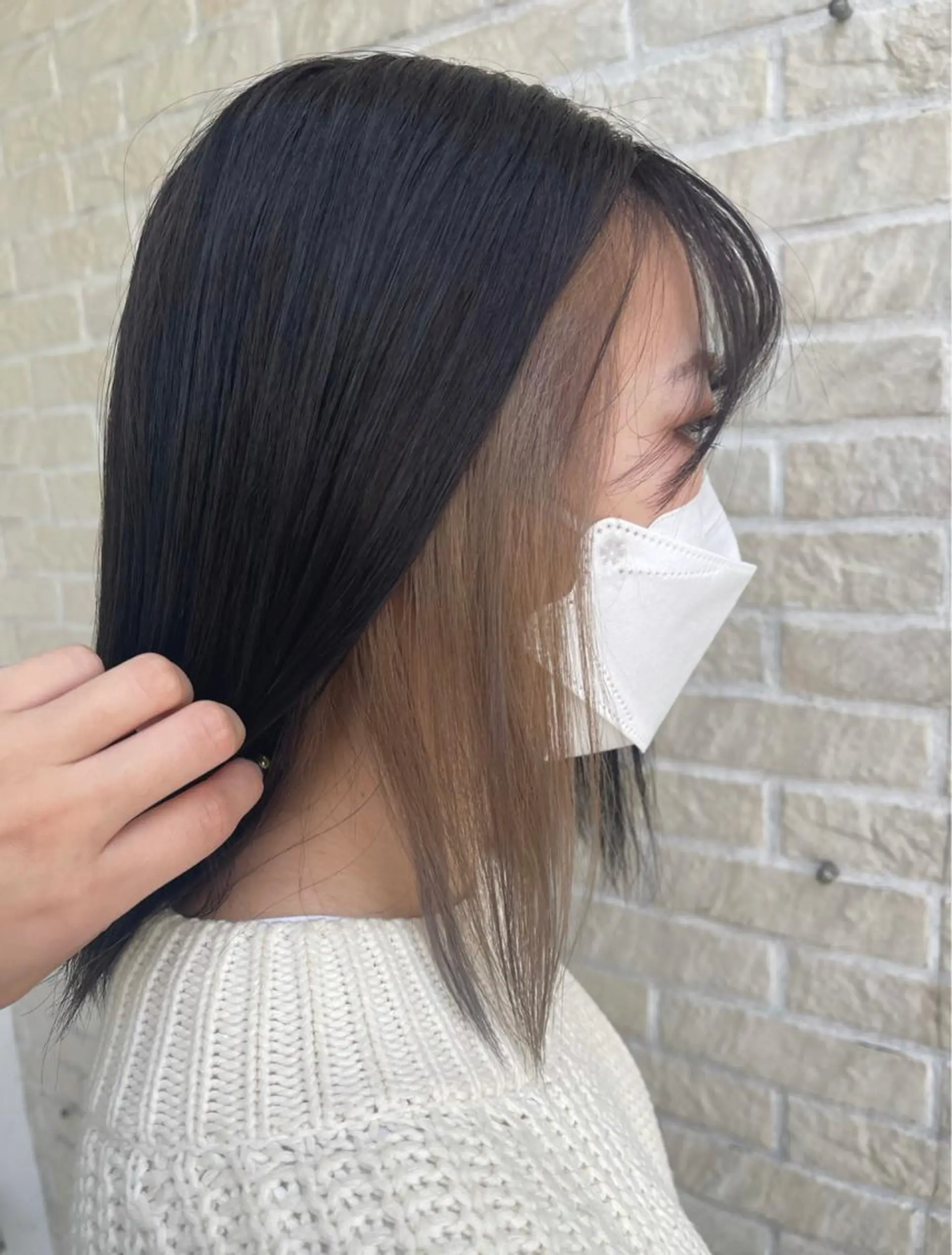 ミディアム カラー 【髪質改善特化】 艶髪/透明感カラーのヘアスタイル