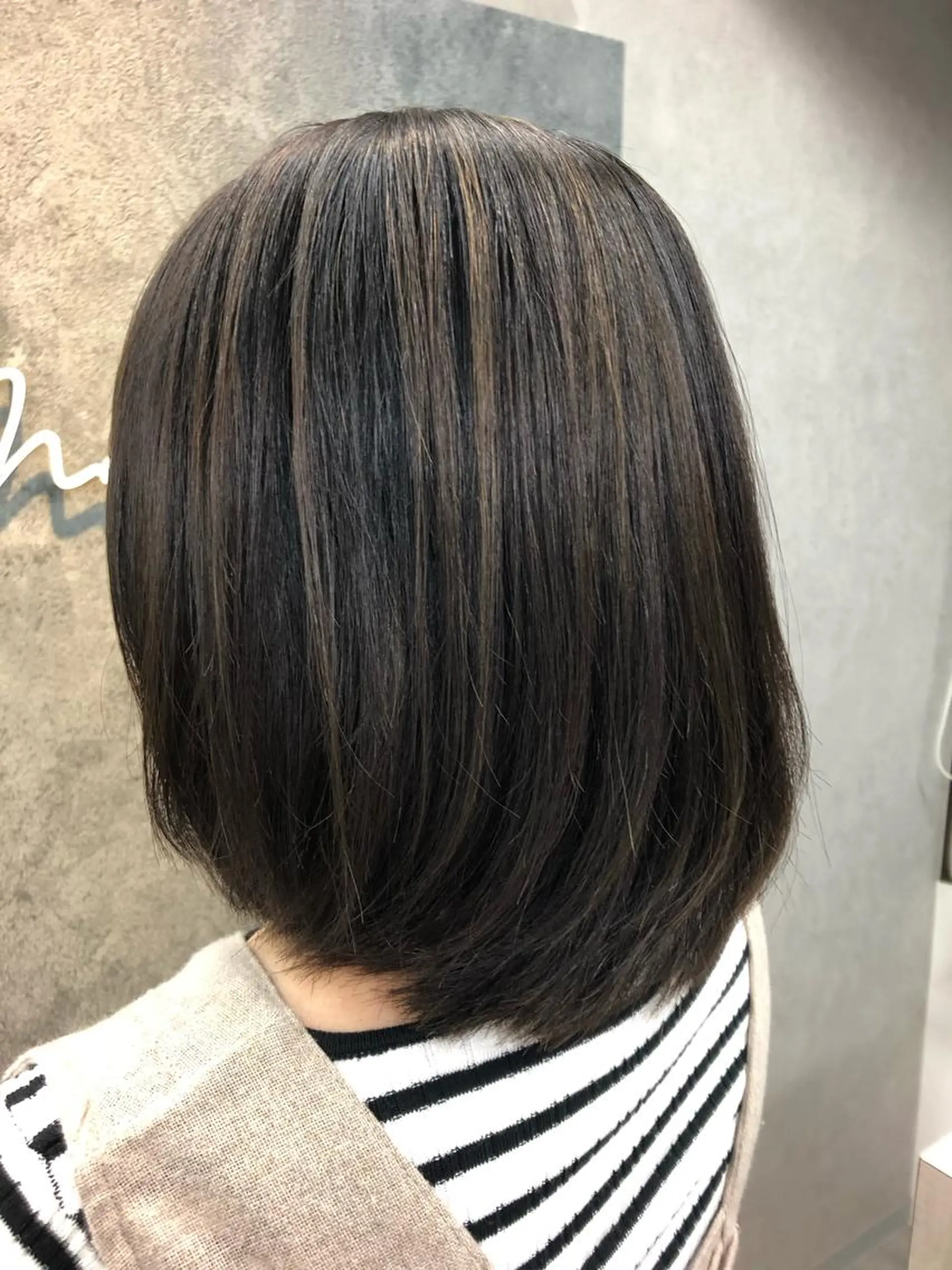 セミロング カット ヘアカラー トリートメント Noy所属・Noyヨシモト ヒロトのヘアスタイル