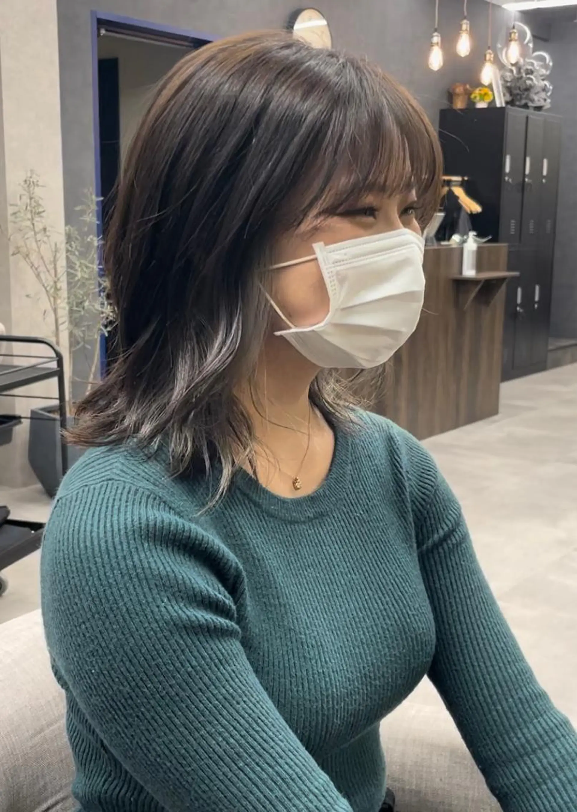 ミディアム カラー FRAME spa&hair room博多店【フレーム】所属・髪質改善｜顔周り｜博 多｜川上智也のヘアスタイル