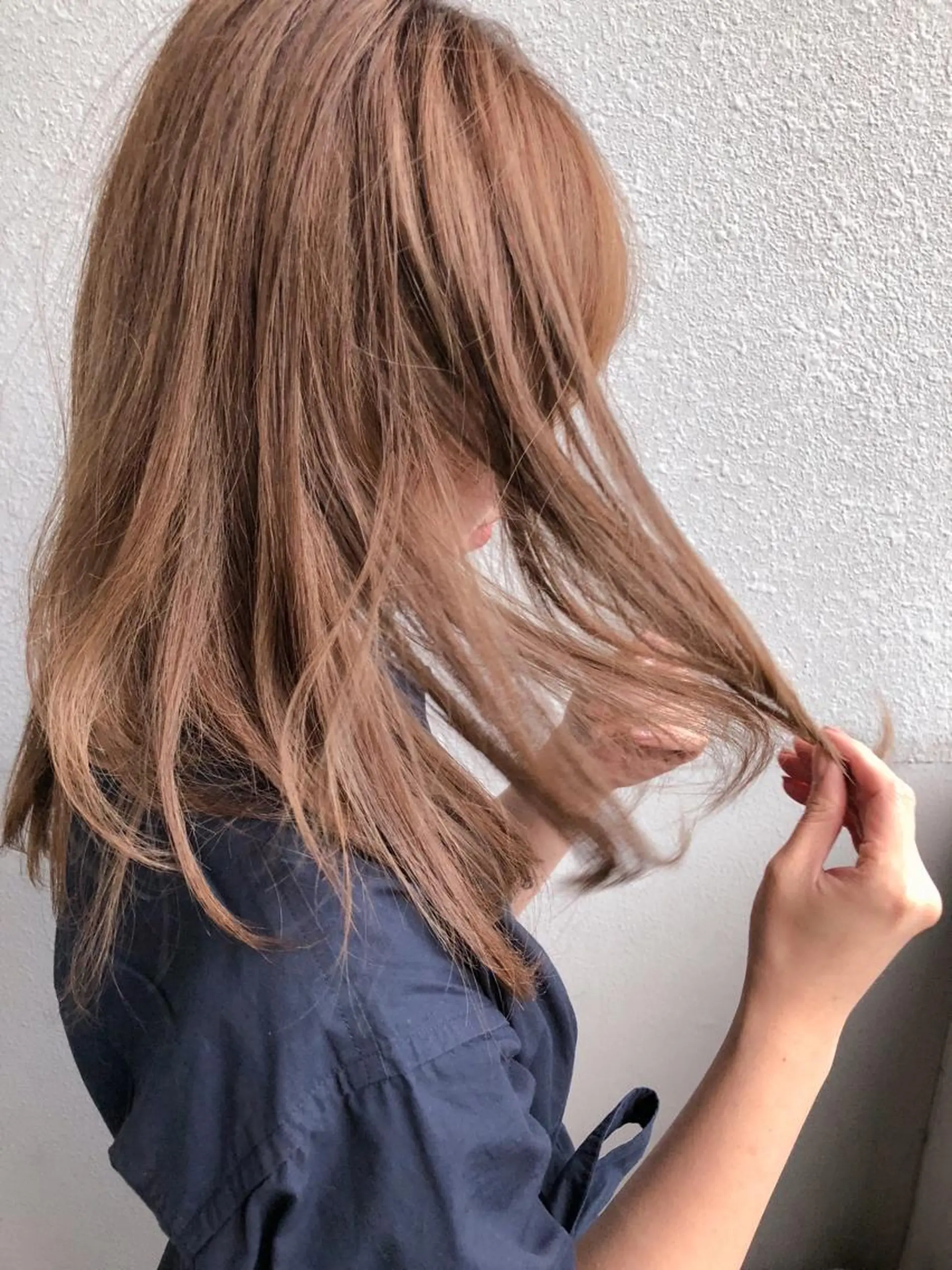 ミディアム カラー ブリーチ ダブルカラー 【1日2名様限定】 AFLOAT白川雄副のヘアスタイル