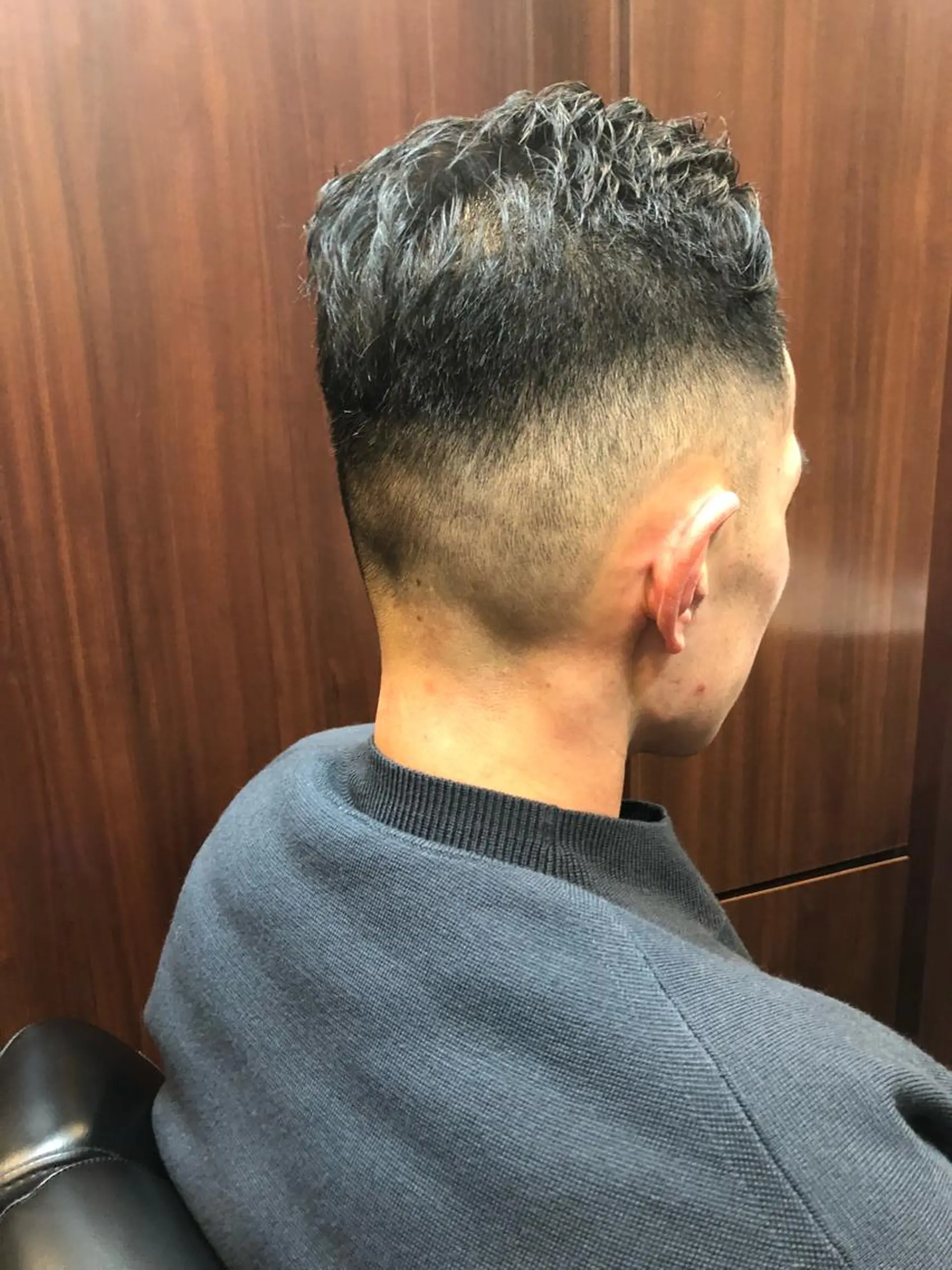 ショート パーマ メンズ HIRO GINZA BARBER SHOP 大阪所属・木村 りきのヘアスタイル