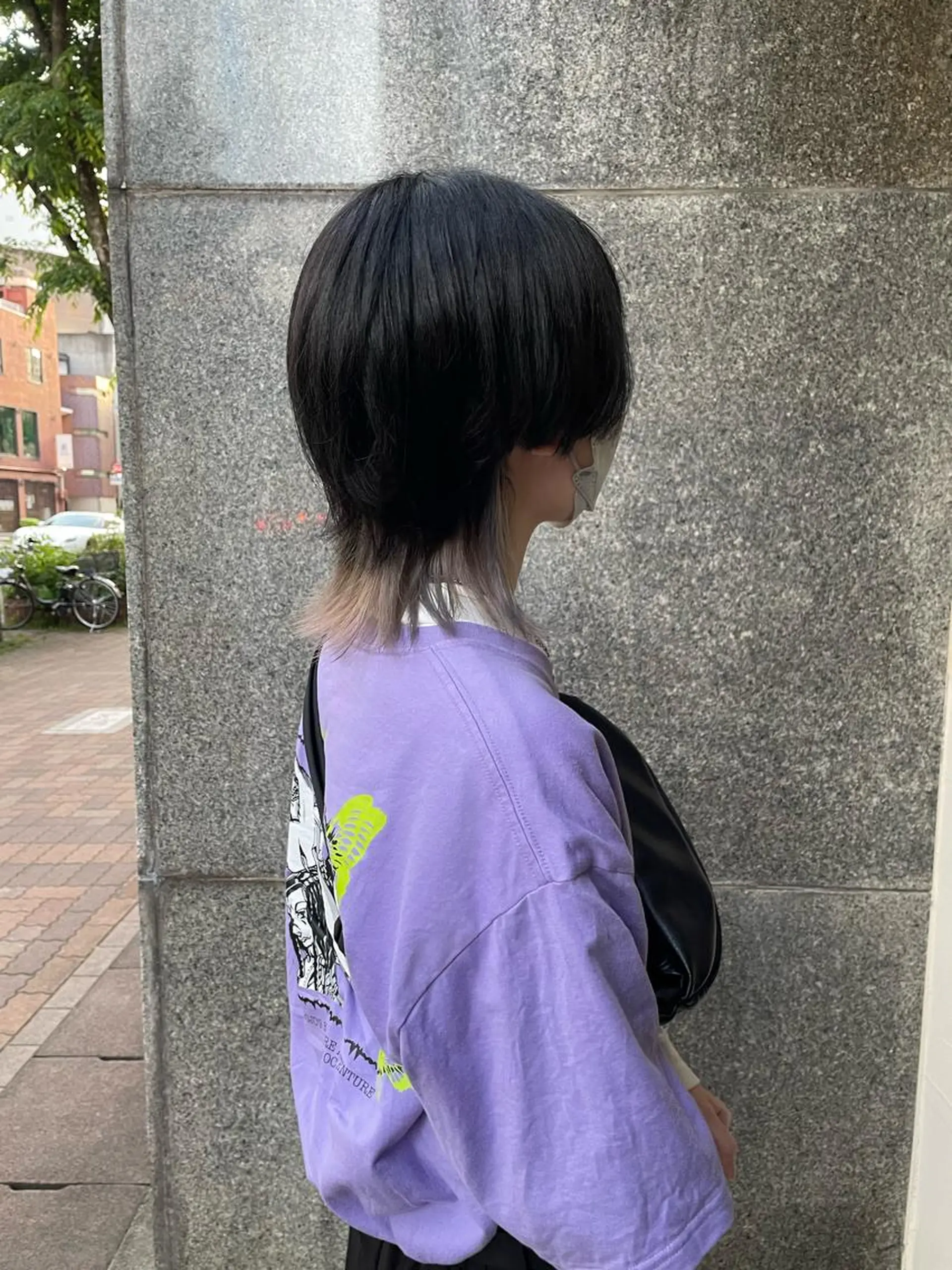 ミディアム カラー tomo🍒パーマ ハイトーン似合わせのヘアスタイル