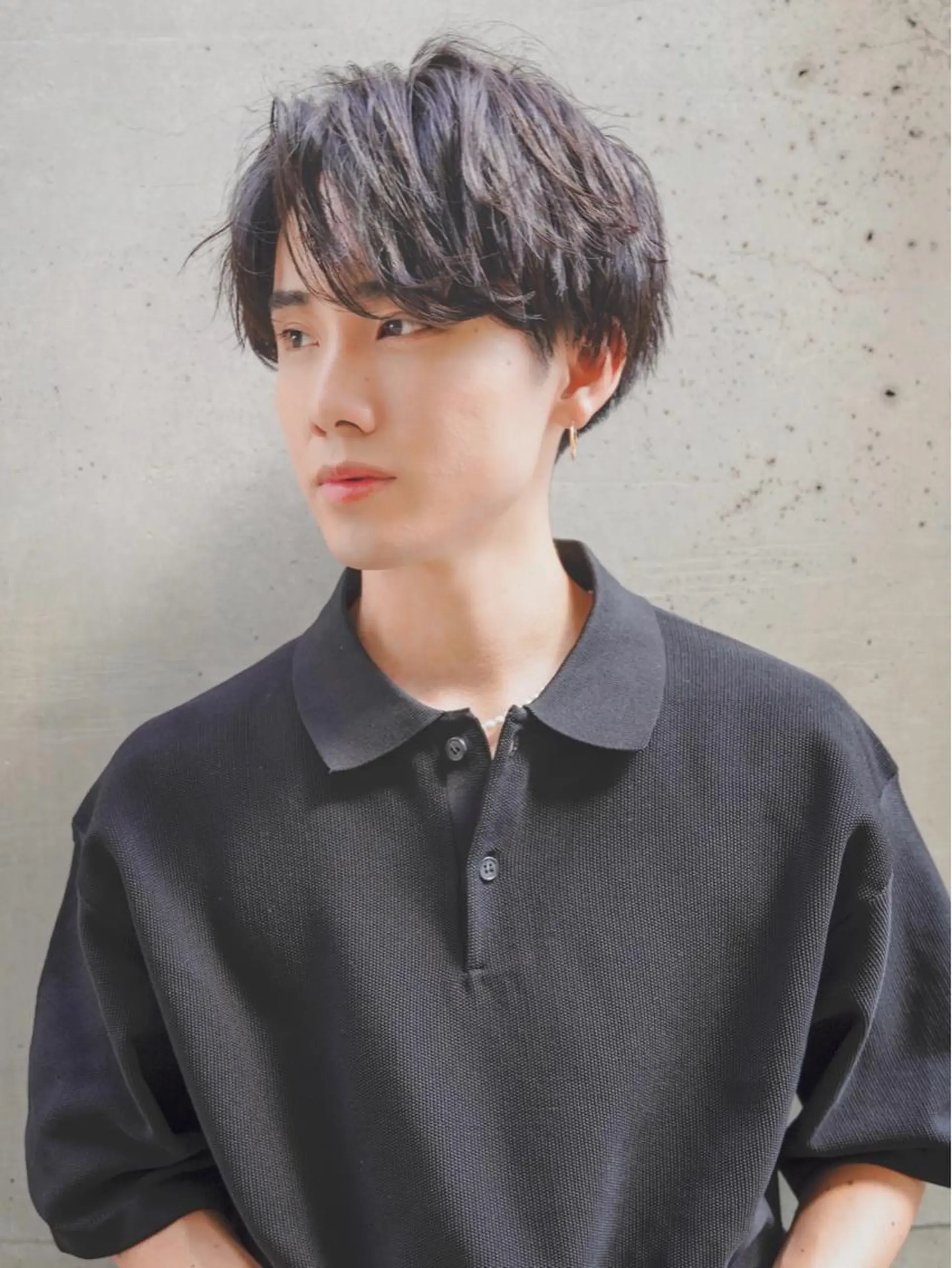 パーマ メンズ 淡路上新庄/髪質改善 .艶カラー/野口春貴のヘアスタイル