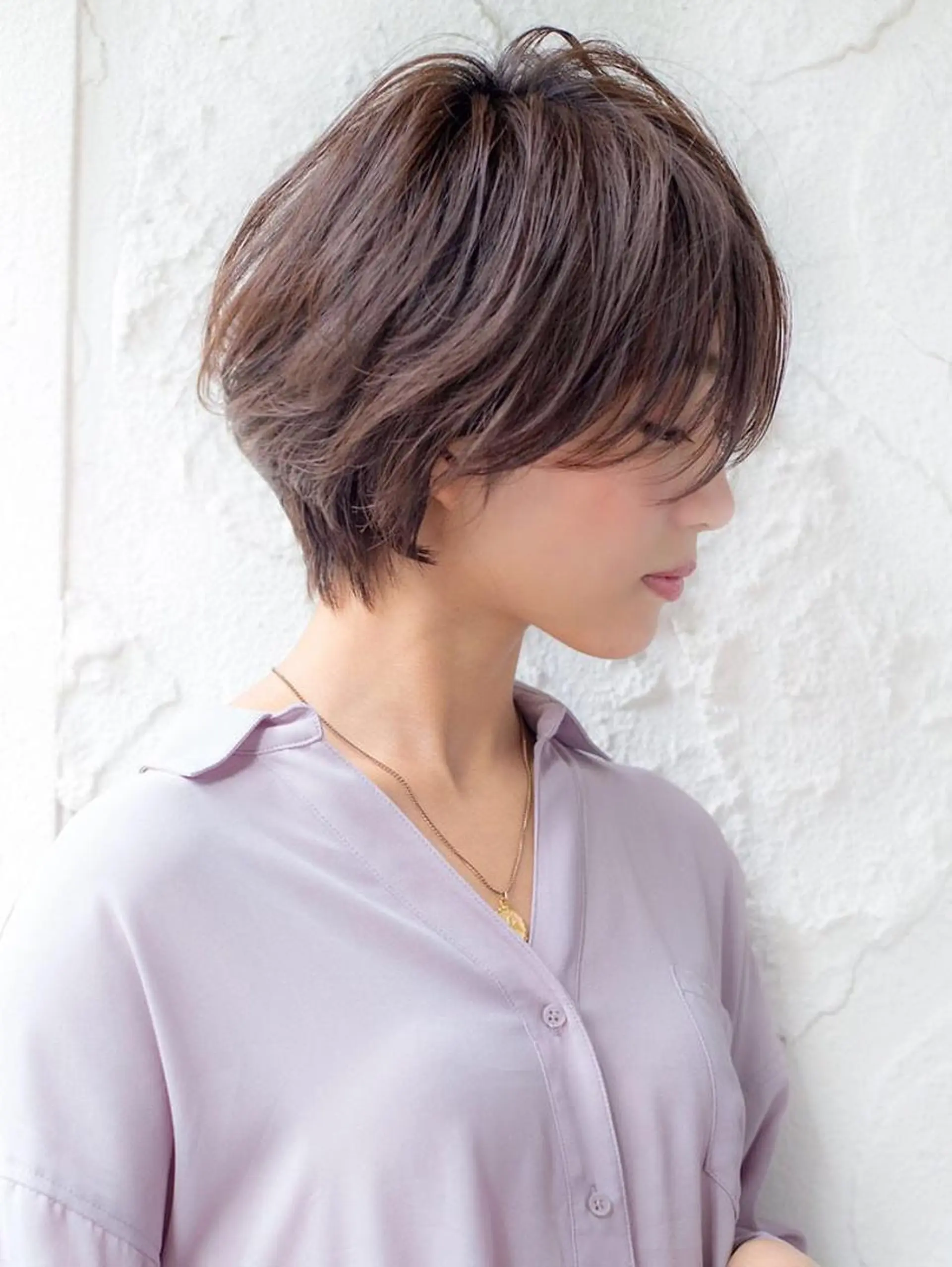 ショート カラー ショートボブ ボブ くびれヘア ショートヘア Lond re Maison.原宿のヘアスタイル