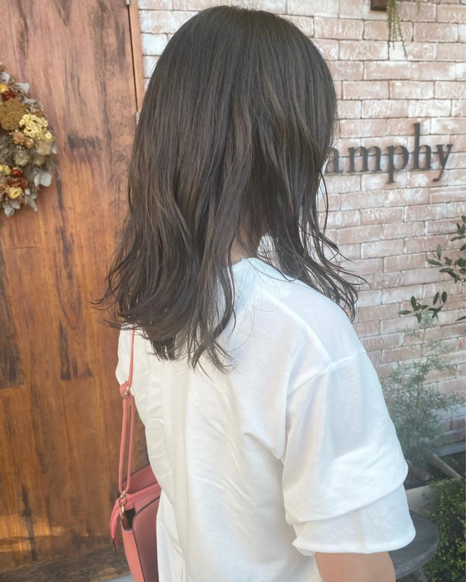 ミディアム カラー ベージュカラー 透明感カラー イルミナカラー オリーブベージュ 【浜松・豊橋】 ニシモトのヘアスタイル