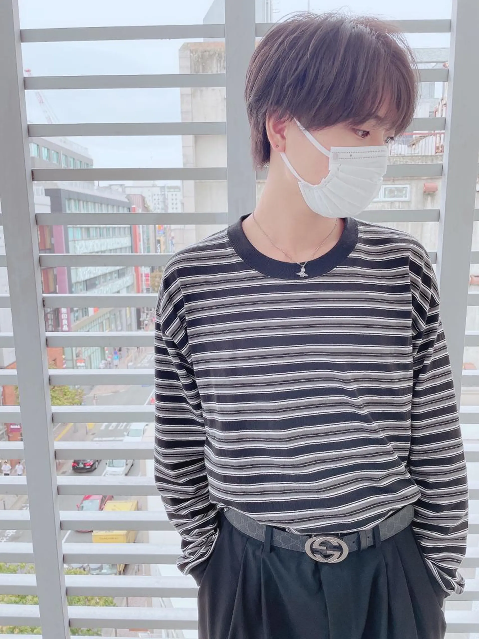 ショート カラー ヘアアレンジ メンズ メンズZina代表 田端 麗治のヘアスタイル