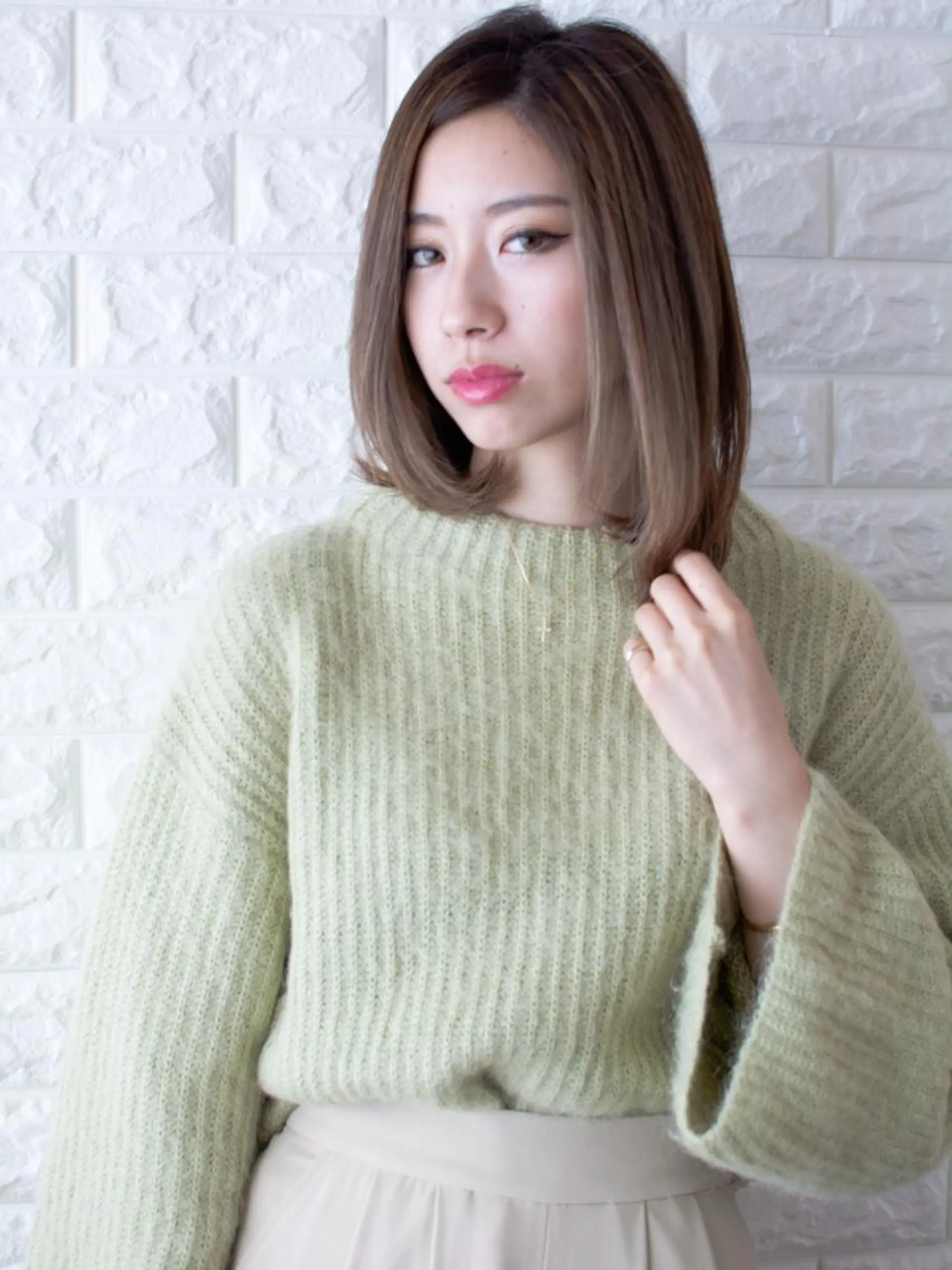 ミディアム カラー ショートボブ ベージュカラー ブルーカラー ブルージュ グレージュ カット ヘアカラー ヘッドスパ 斉藤 正敏のその他イメージ