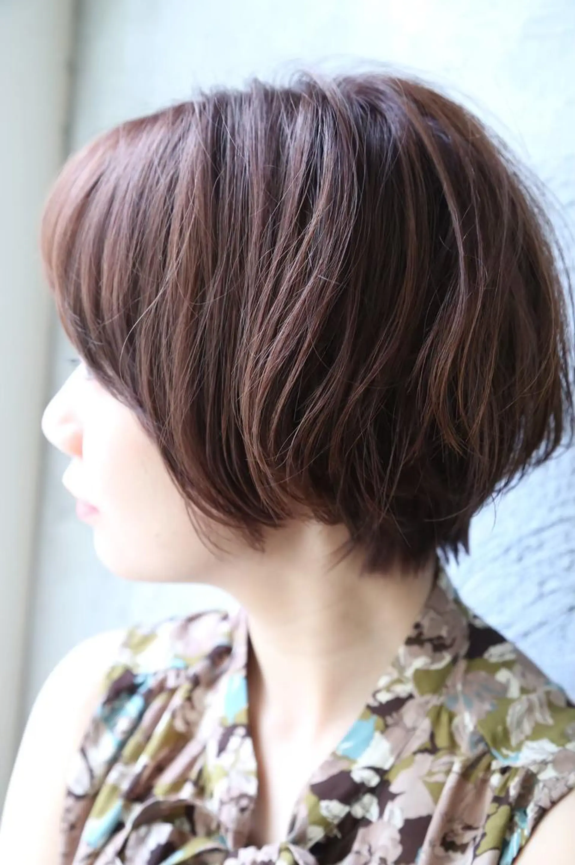 ショート カラー アディクシーカラー アッシュ ミストバング ブリーチ ブロンド N° anfeel 渋谷🪞🫧のヘアスタイル