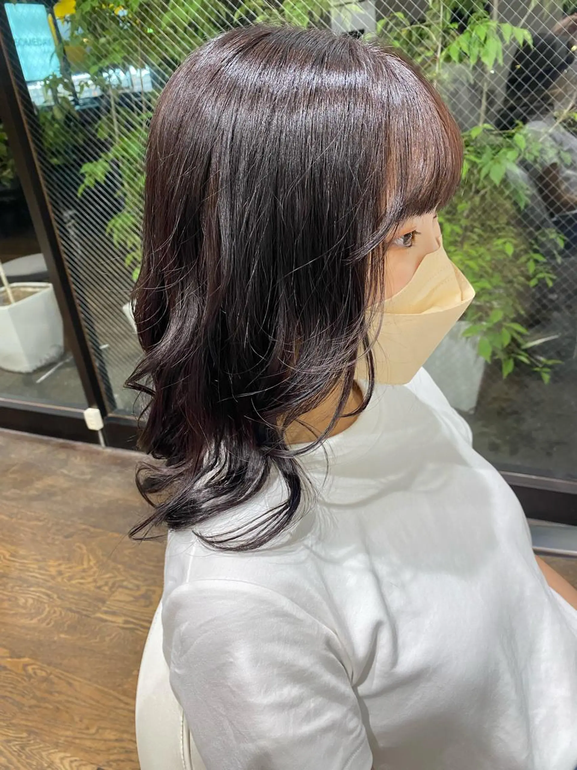 ロング 中村 友香のヘアスタイル