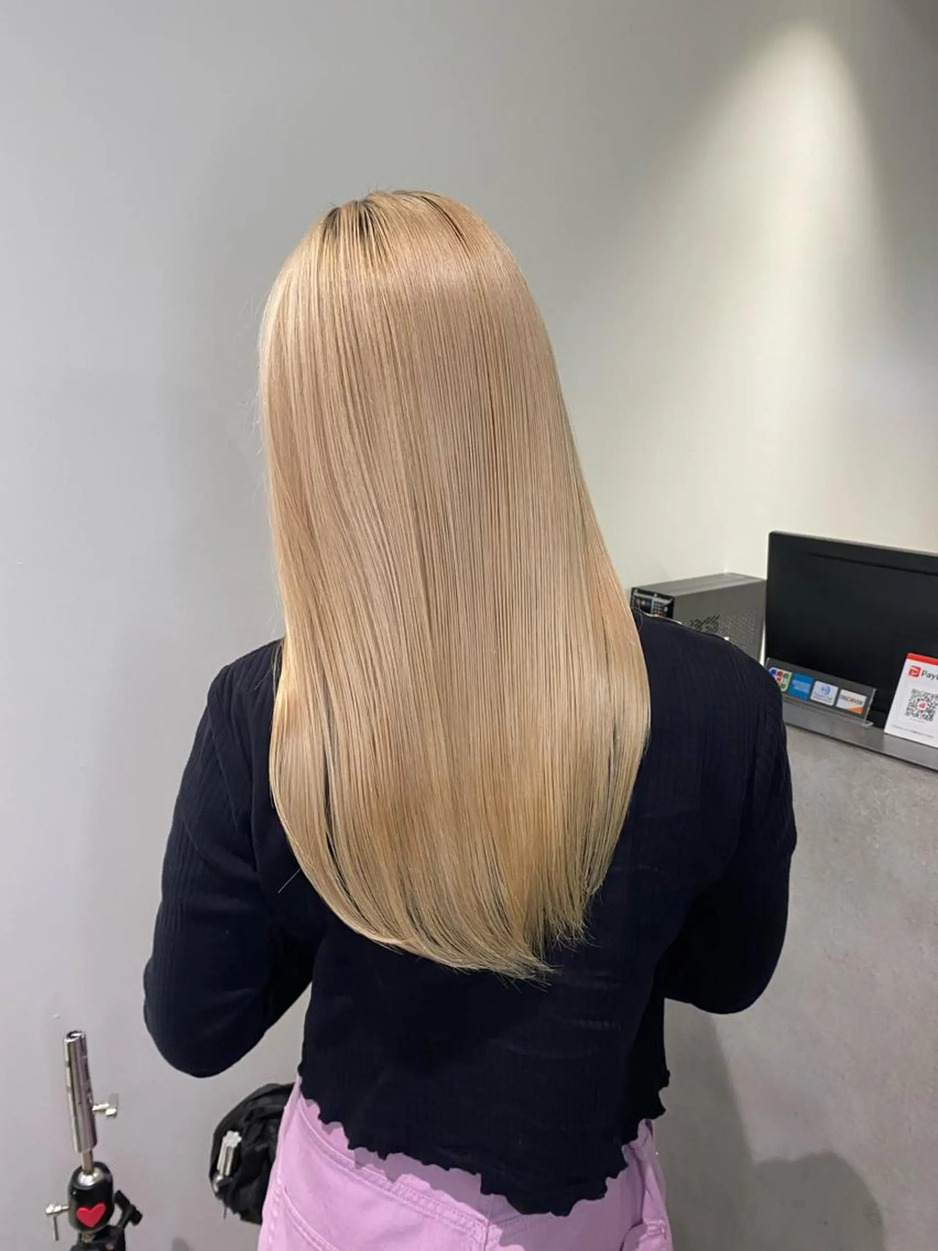 ロング 韓国風モテヘア 🇰🇷aki♡のヘアスタイル