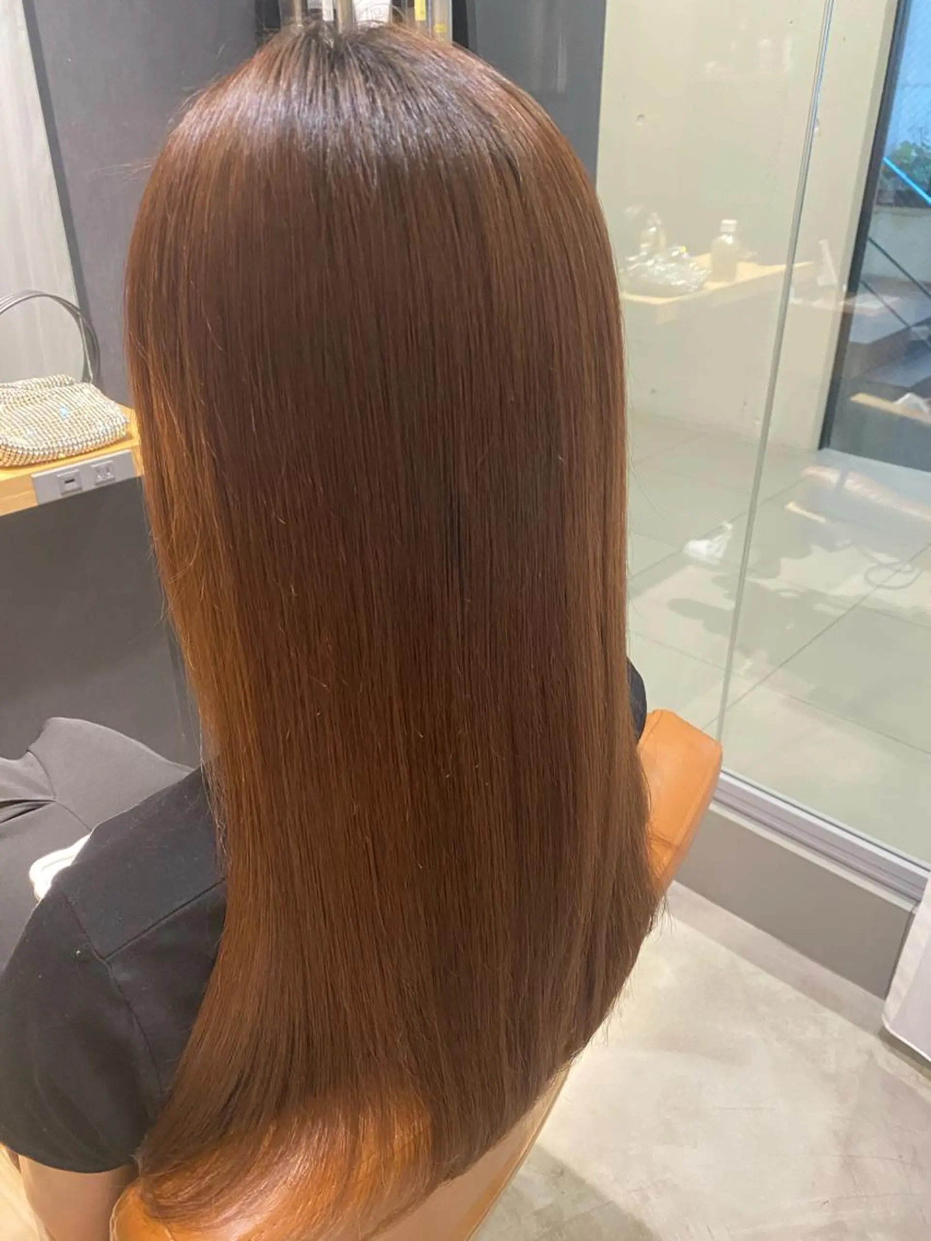 セミロング パーマ カット 縮毛矯正 トリートメント 田中 アキオのヘアスタイル