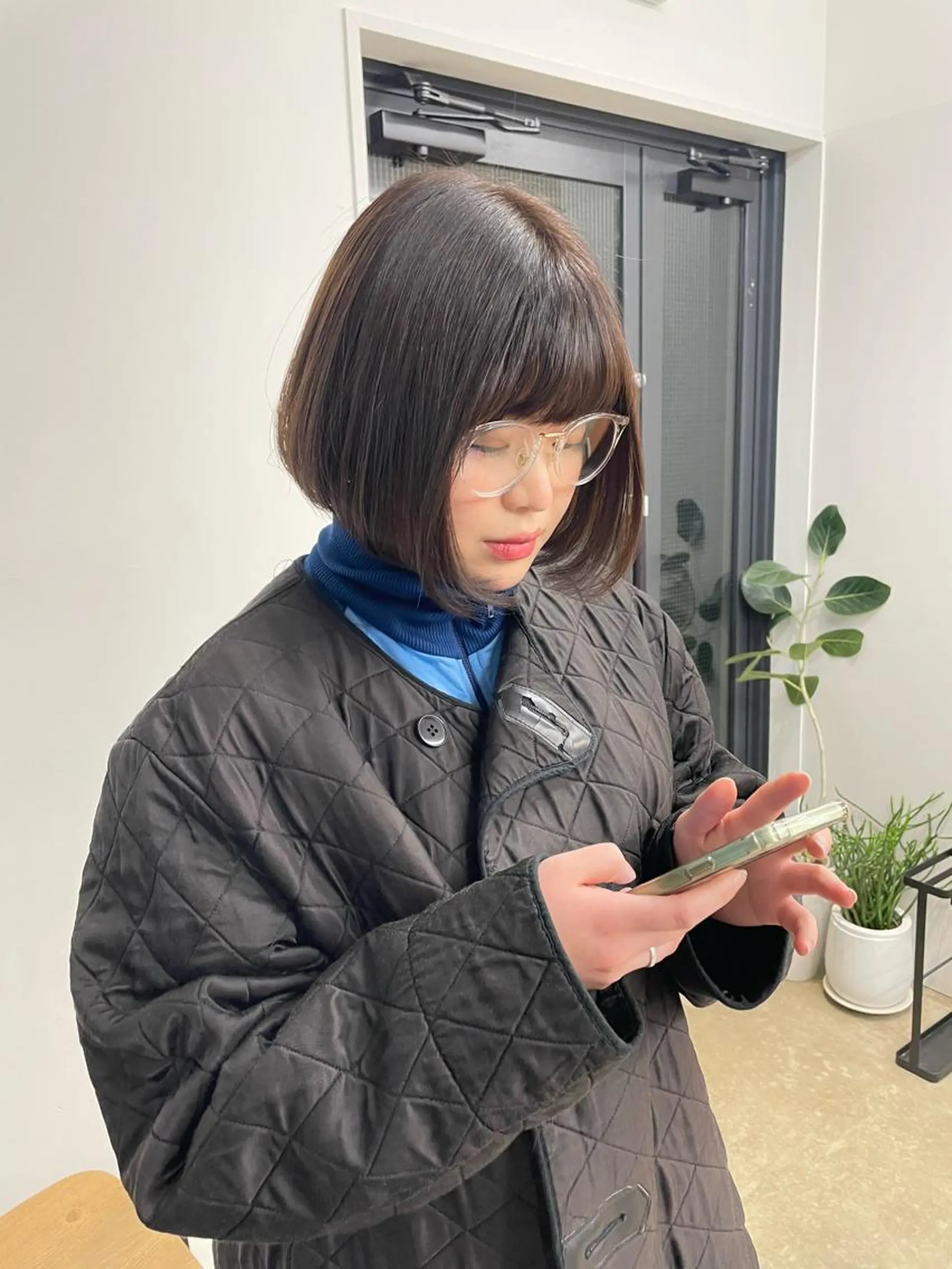 ショート ケアカラー トリートメント pole所属・【pole】 minaのヘアスタイル