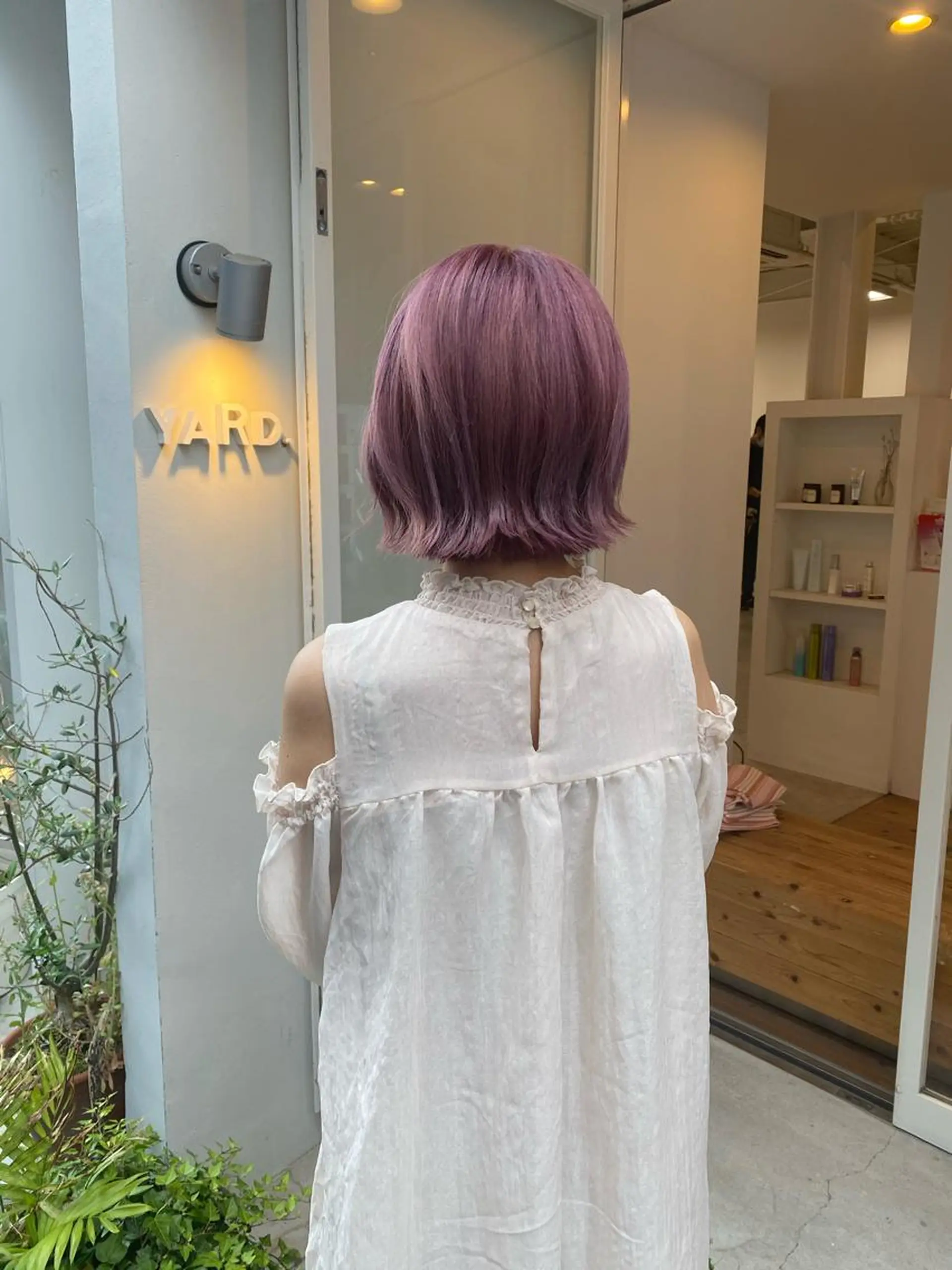 ショート 切りっぱなしボブ ボブ 外ハネヘア やまぐち もえかのヘアスタイル