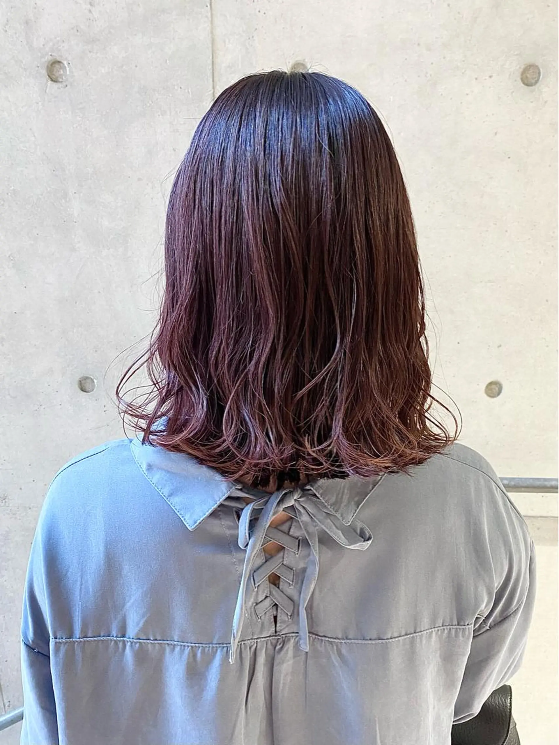 ミディアム カラー ブリーチ ラベンダーカラー ピンクカラー ピンクラベンダー カット ヘアカラー トリートメント ハル🌸柔色/ ブリーチなし/艶髪のヘアスタイル