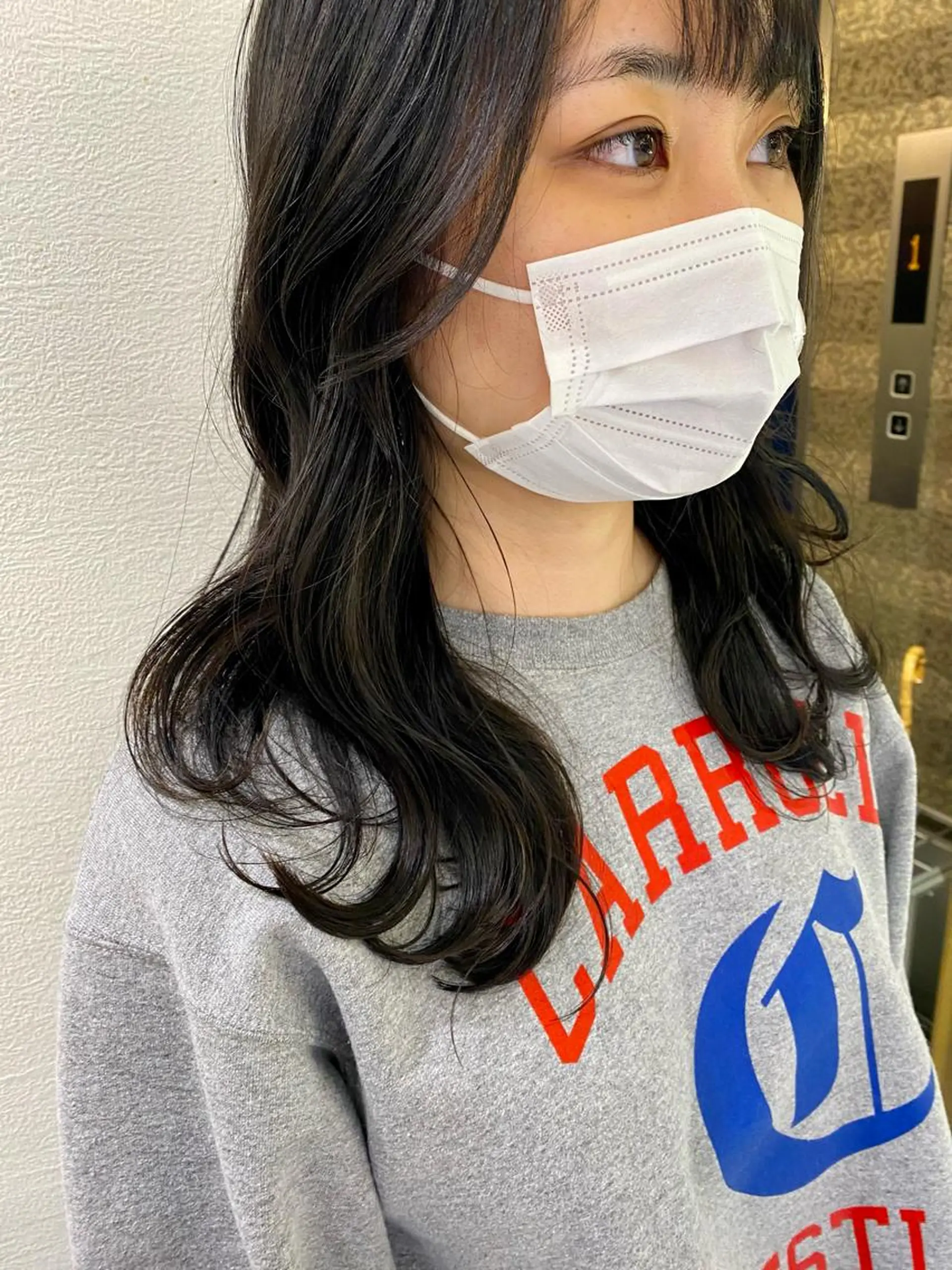 ロング カラー 顔周り/ブリーチなし /縮毛矯正🫧伊勢のヘアスタイル