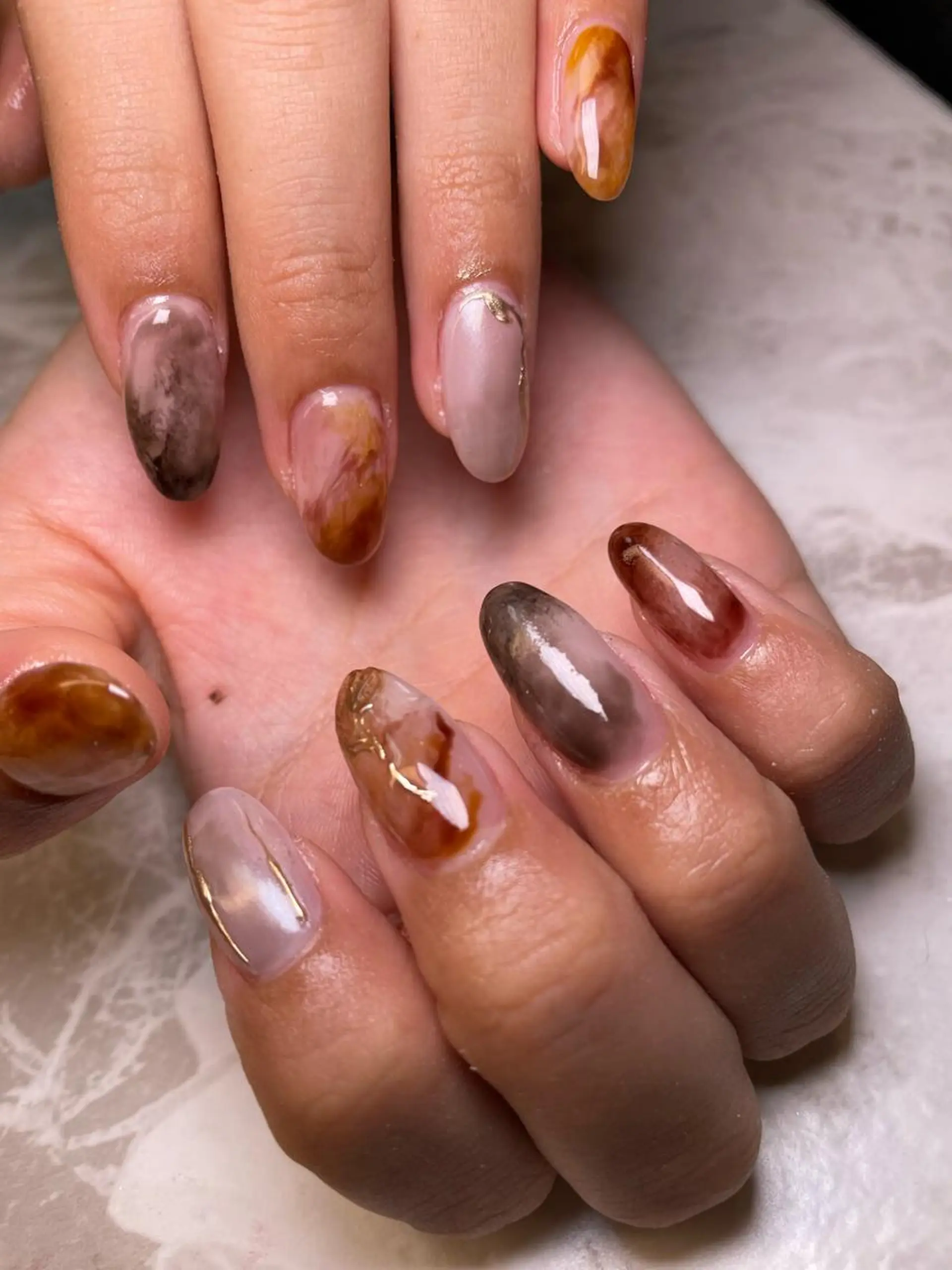 ネイル ハンドネイル YOUTH nails waxing所属・YOUTH natsumiのネイルデザイン