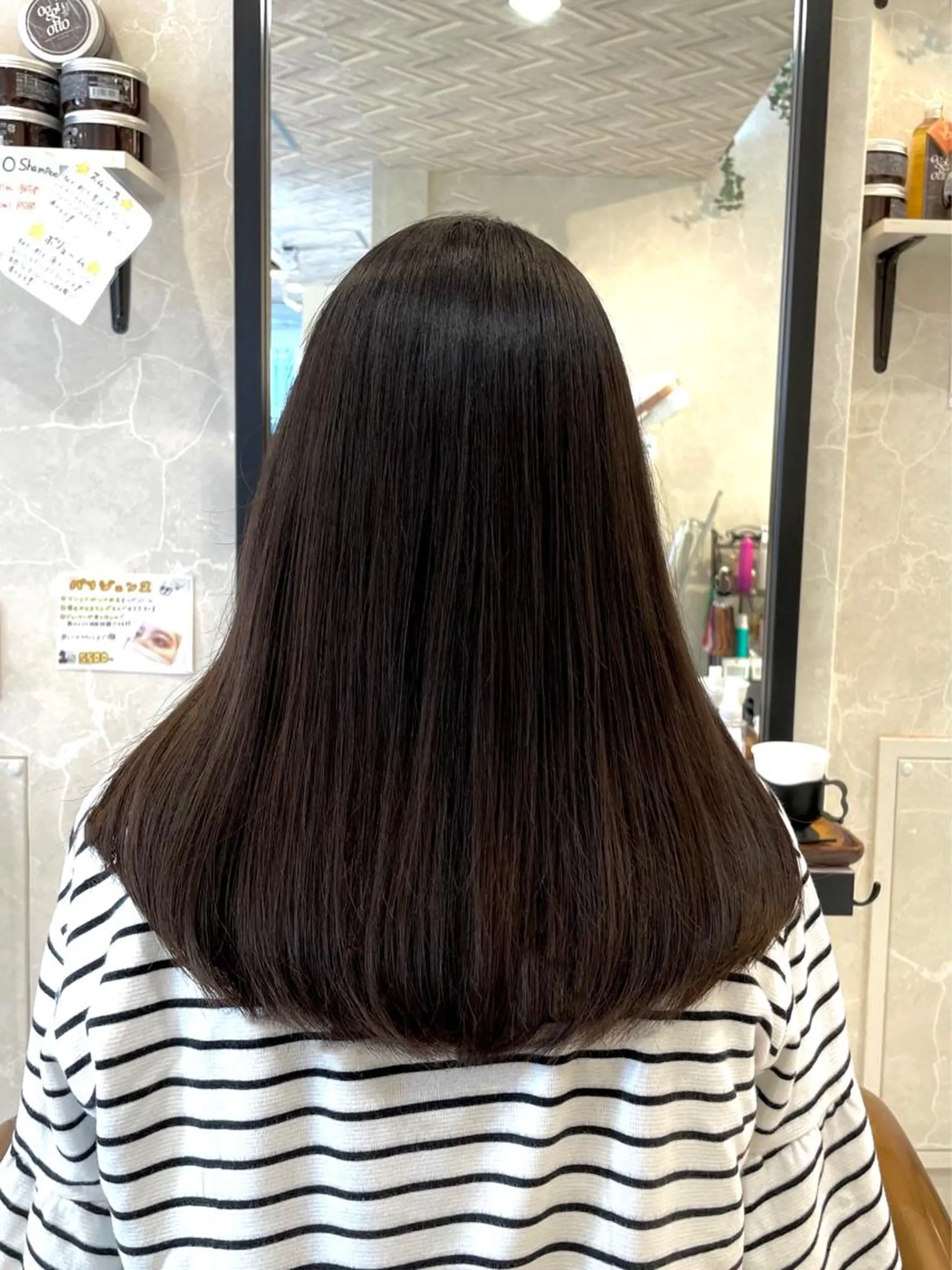 セミロング カラー カット ヘアカラー トリートメント 本店店長☆ 前原海翔のヘアスタイル