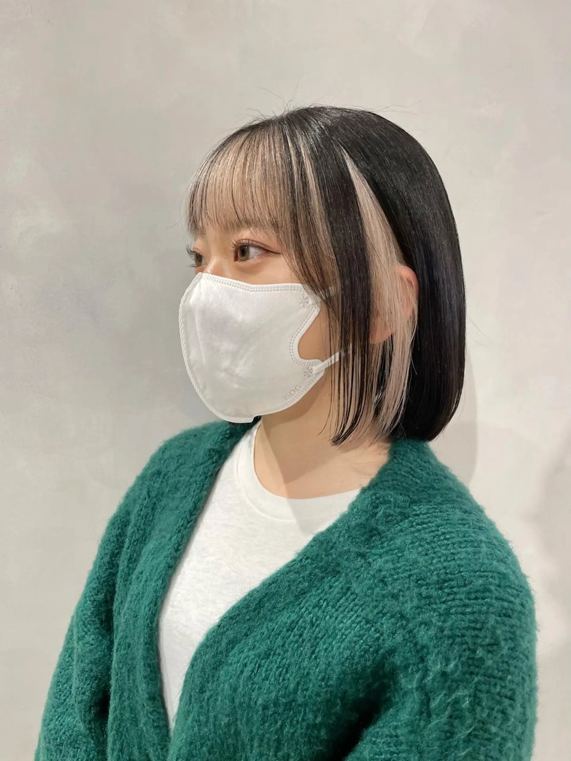 ショート カラー ミストバング  フェイスフレーミング ブロンド・ハイトーン ／遠藤将太のヘアスタイル