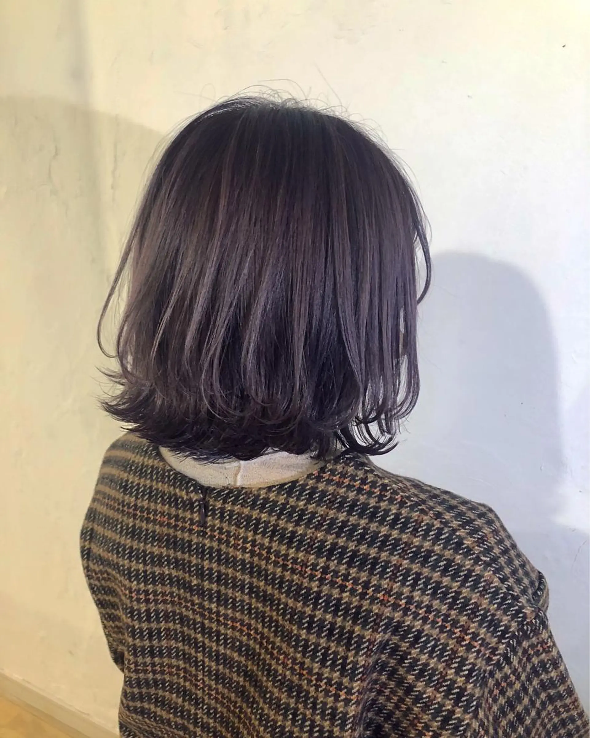 セミロング カラー ブリーチ パープルカラー 🎀 原宿/ブリーチ 🎀　♡Reina♡のヘアスタイル