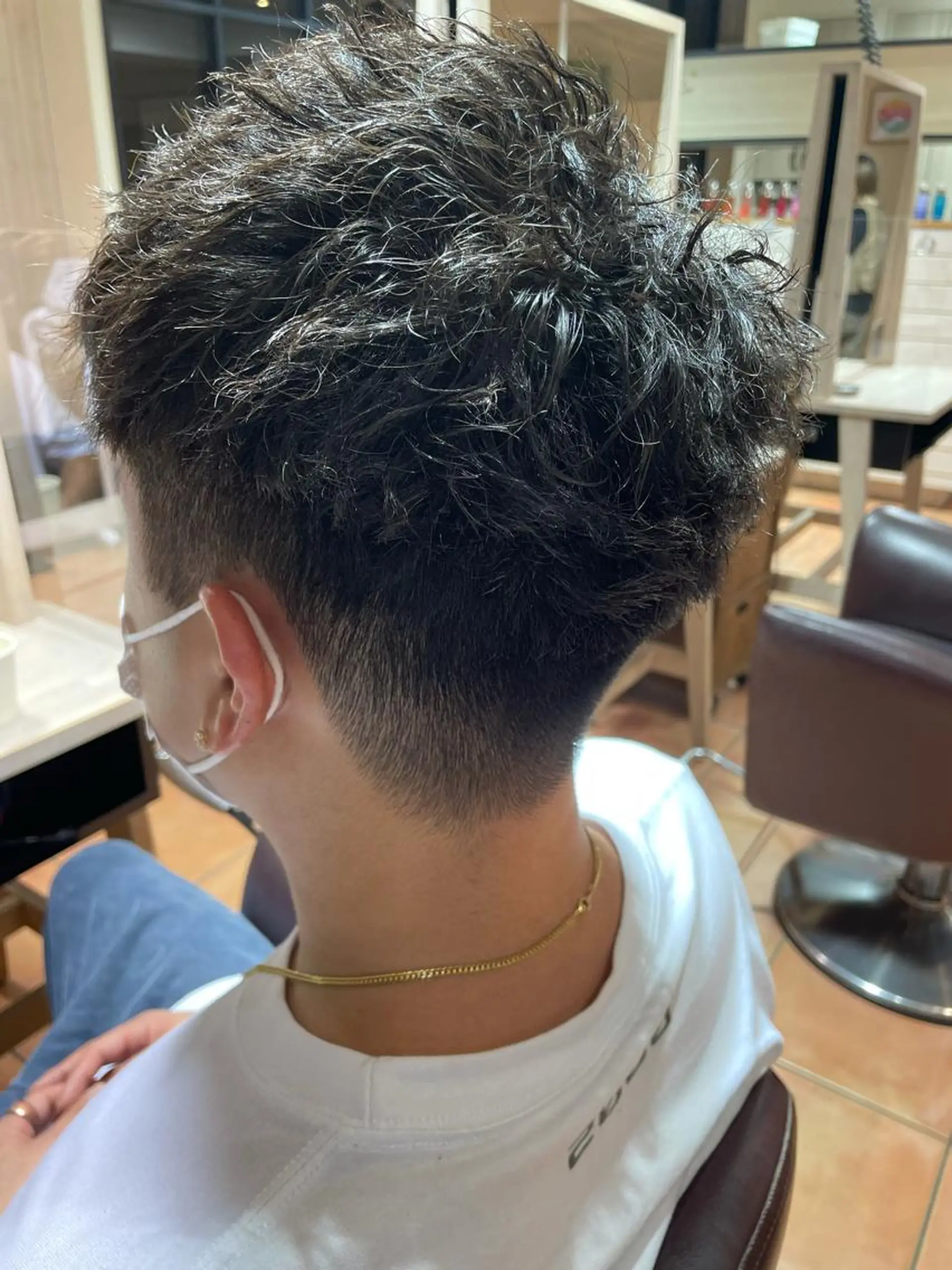 ショート パーマ メンズ 辻堂メンズ特化 YU-YAのヘアスタイル