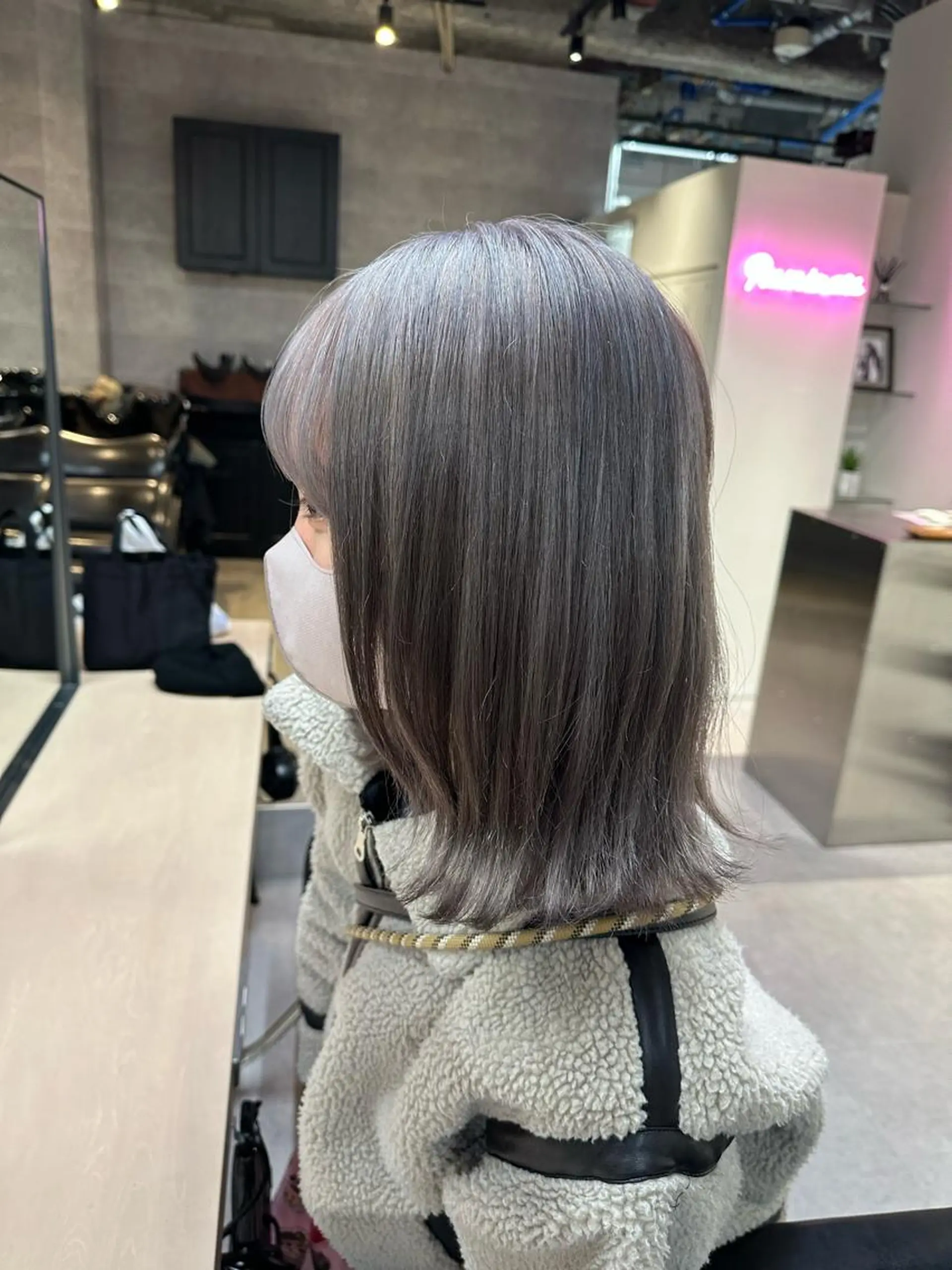 ミディアム カラー ヘアカラー トリートメント 🪞個室サロン/韓国 艶髪/keito🪞のヘアスタイル
