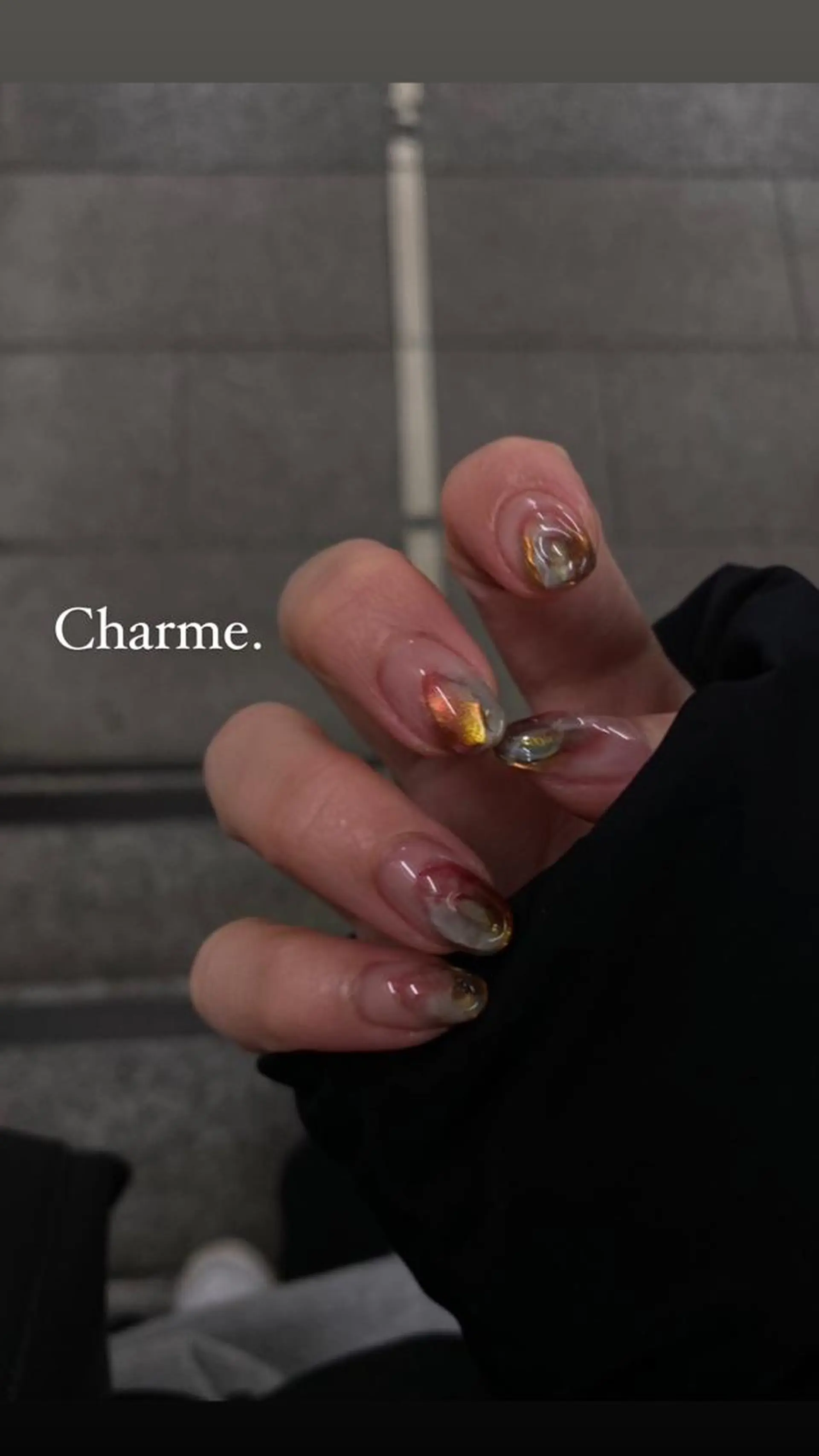 ネイル 持ち込み ニュアンスネイル ぷっくりネイル ハンドネイル ハンドケア Charme. NOBUKOのネイルデザイン