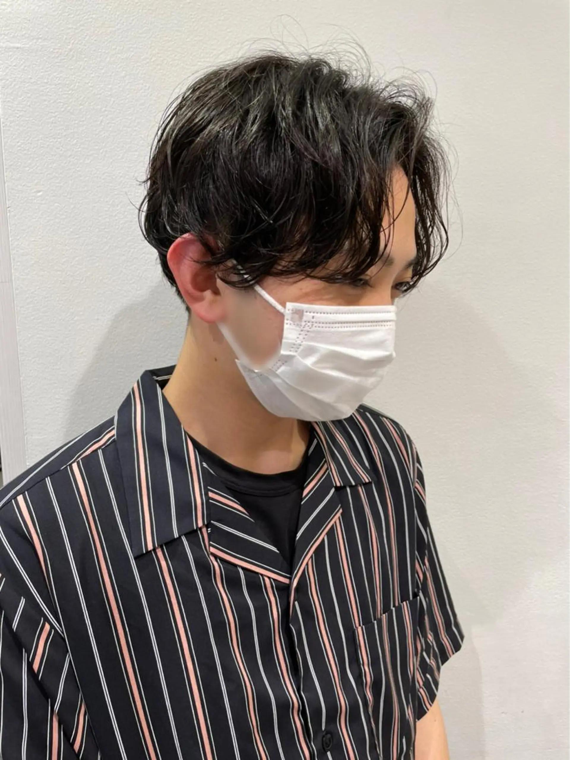 パーマ メンズ 佐々木 拓海のヘアスタイル