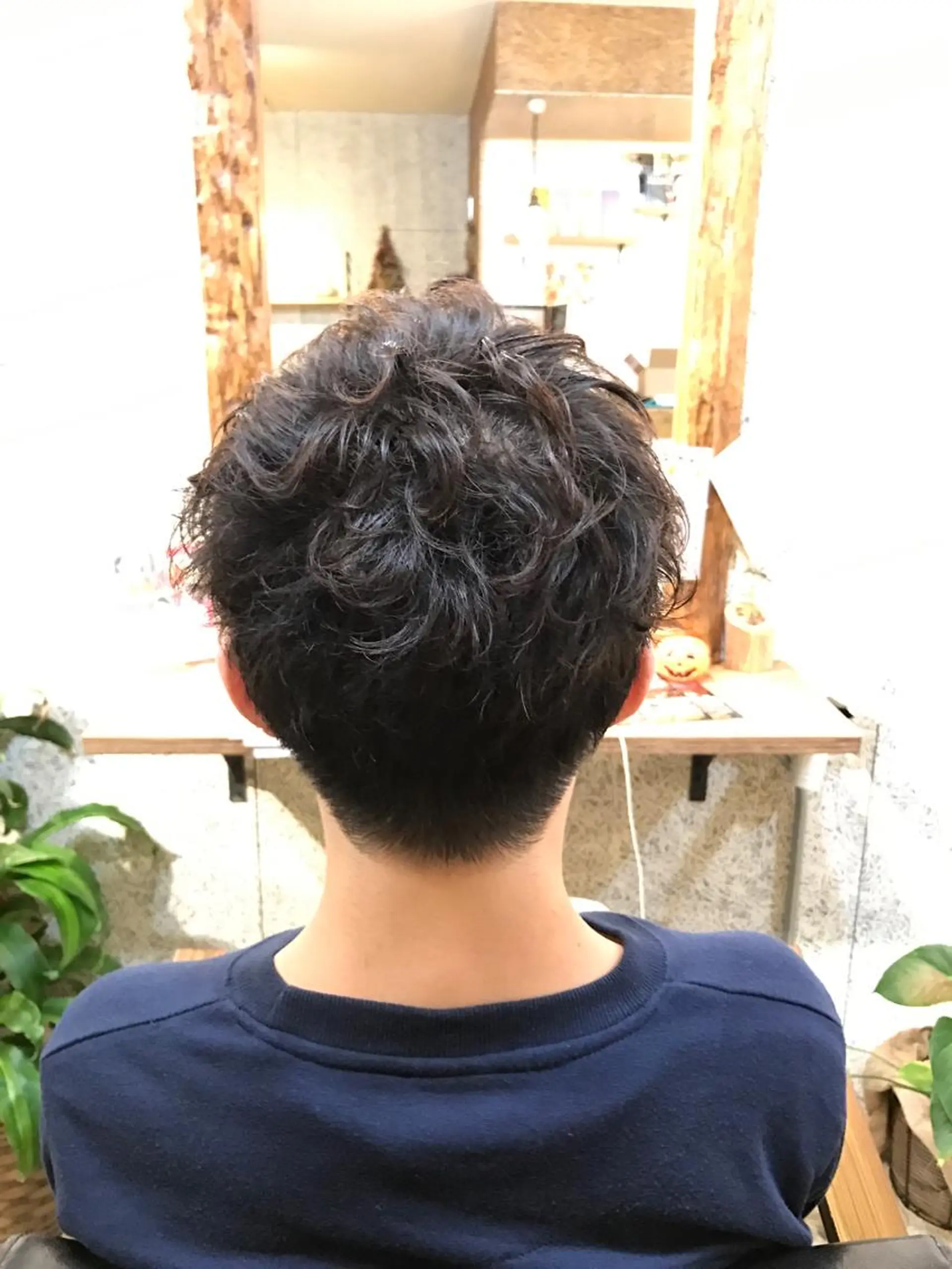 ショート パーマ メンズ MIRUCO by KURAKU所属・マキシ ヤスアキのヘアスタイル