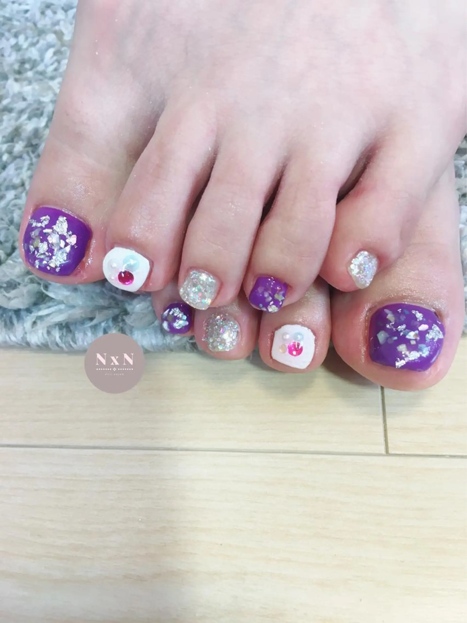 ネイル フットネイル nail salon N×Nのネイルデザイン
