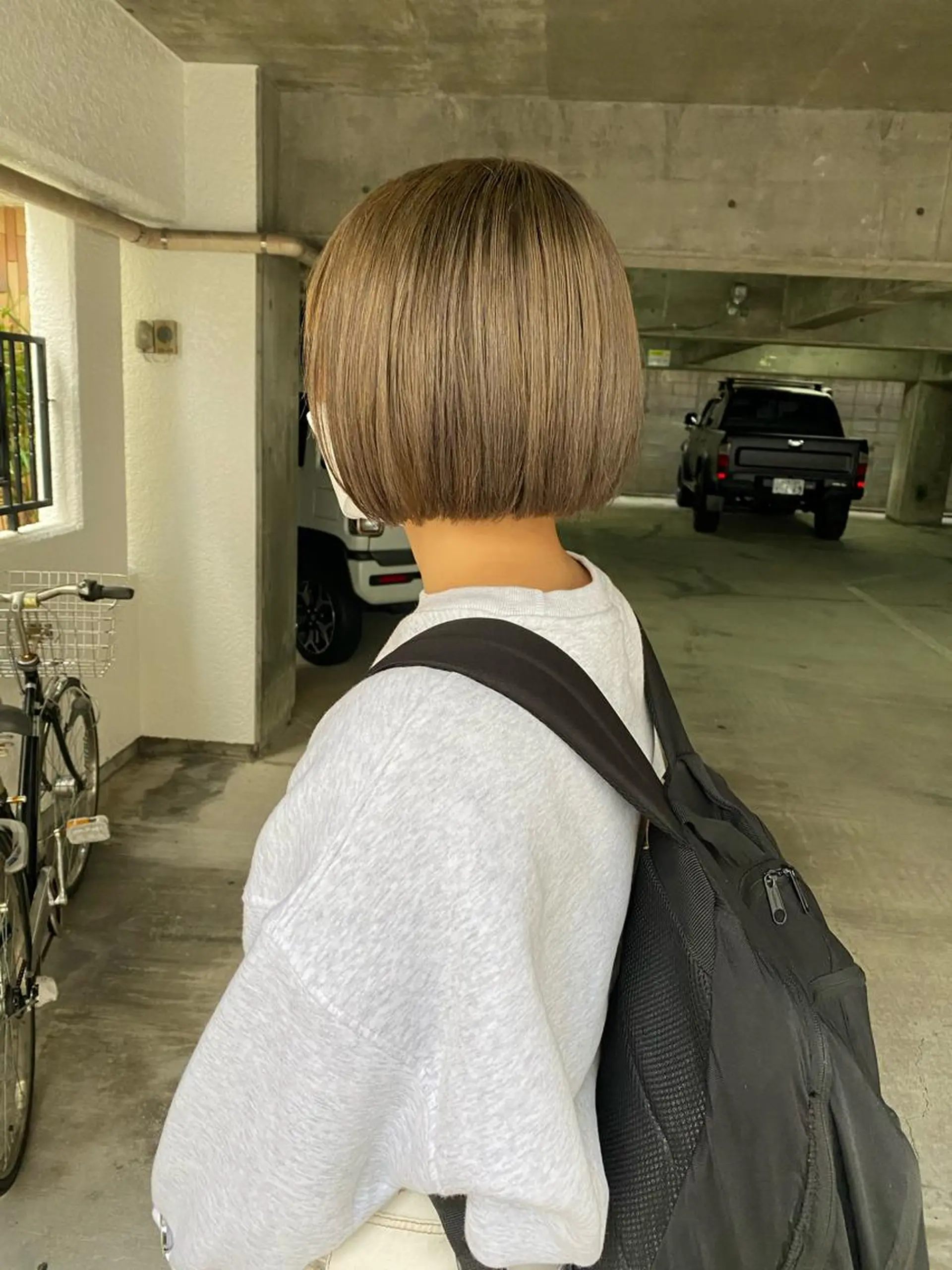 ミディアム カラー 透明感カラー グレージュ ｲﾁｶﾜ ﾐｵ/ minim hairのヘアスタイル