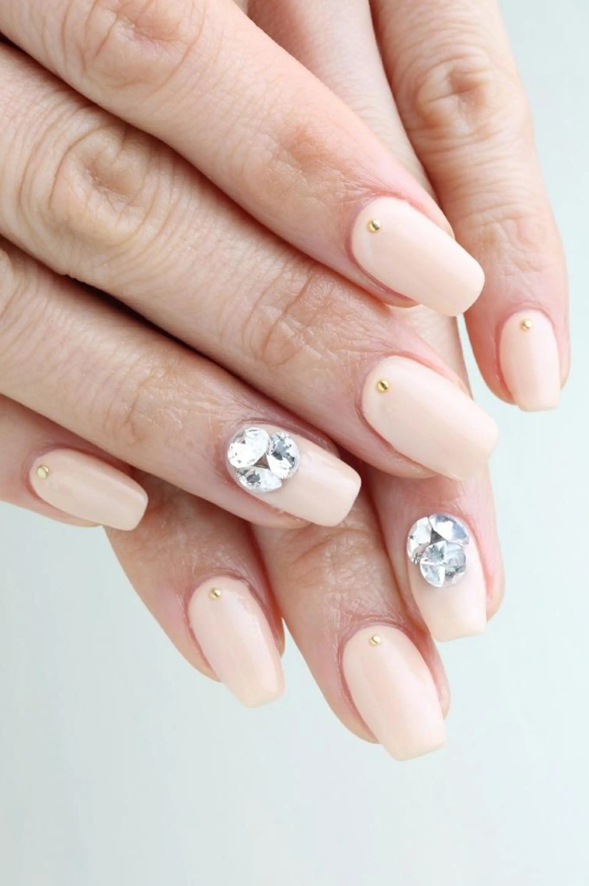 ネイル ワンカラーネイル シンプルネイル ストーンネイル Genesis Plus大津京店のマツエク・マツパデザイン