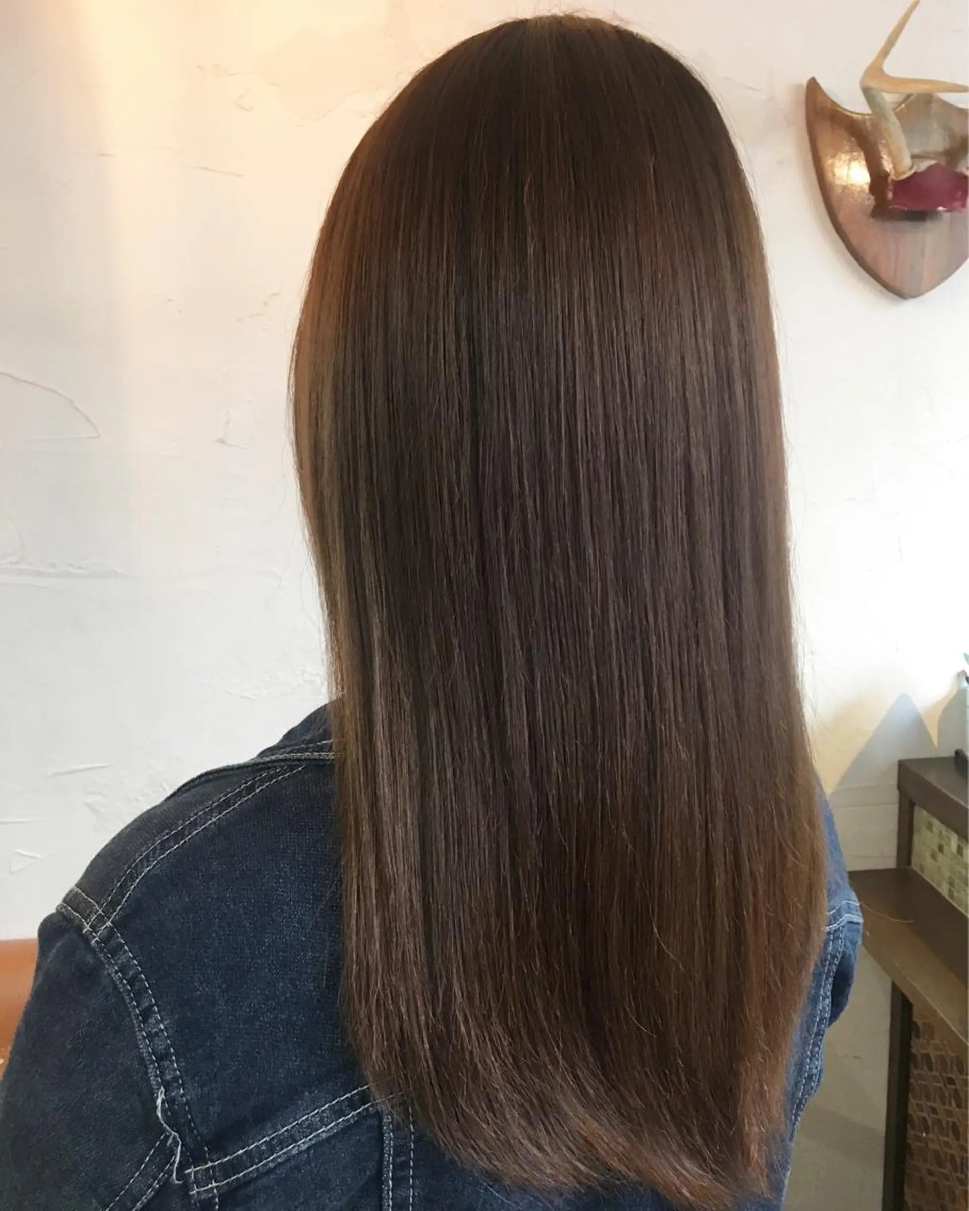 ロング カラー 松田 由紀子のヘアスタイル