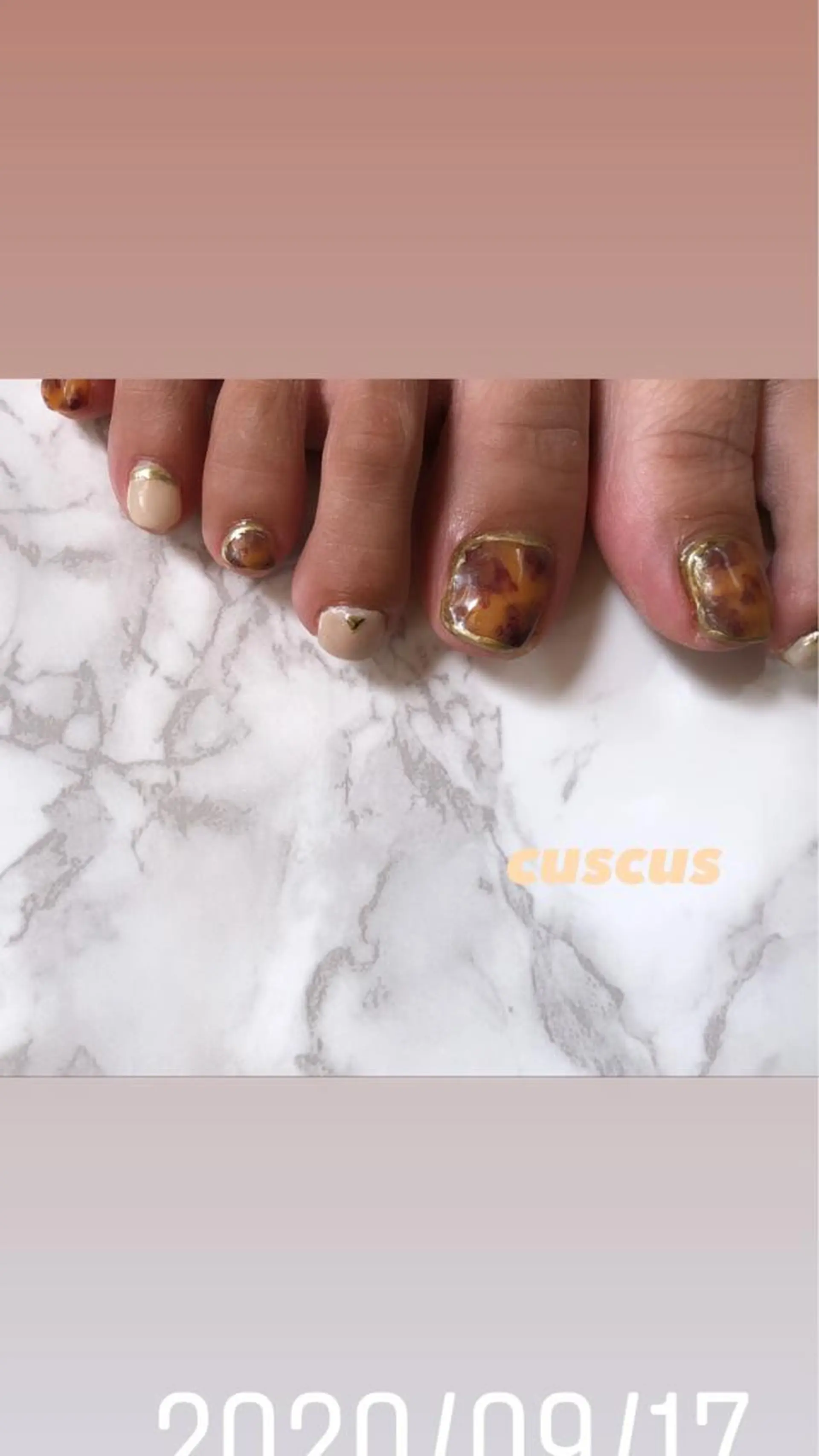 ネイル フットネイル CUSCUS …t.akiのネイルデザイン
