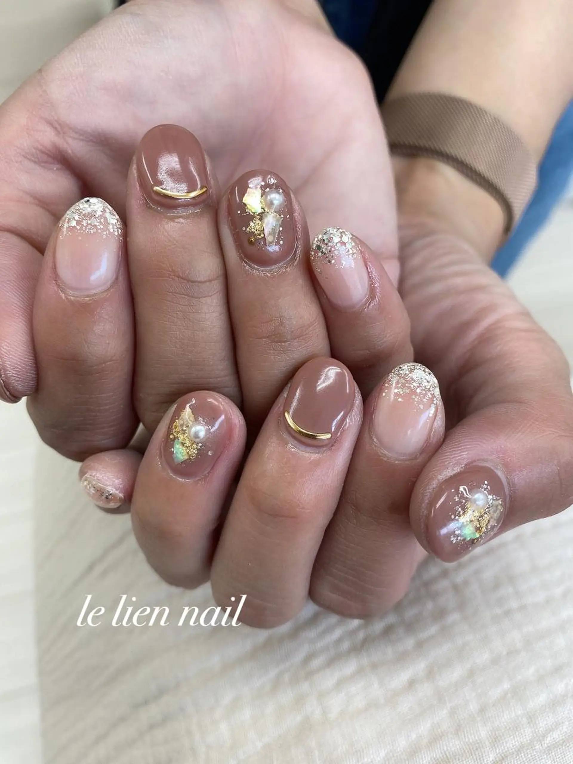 ネイル アートネイル ニュアンスネイル le lien nailのネイルデザイン