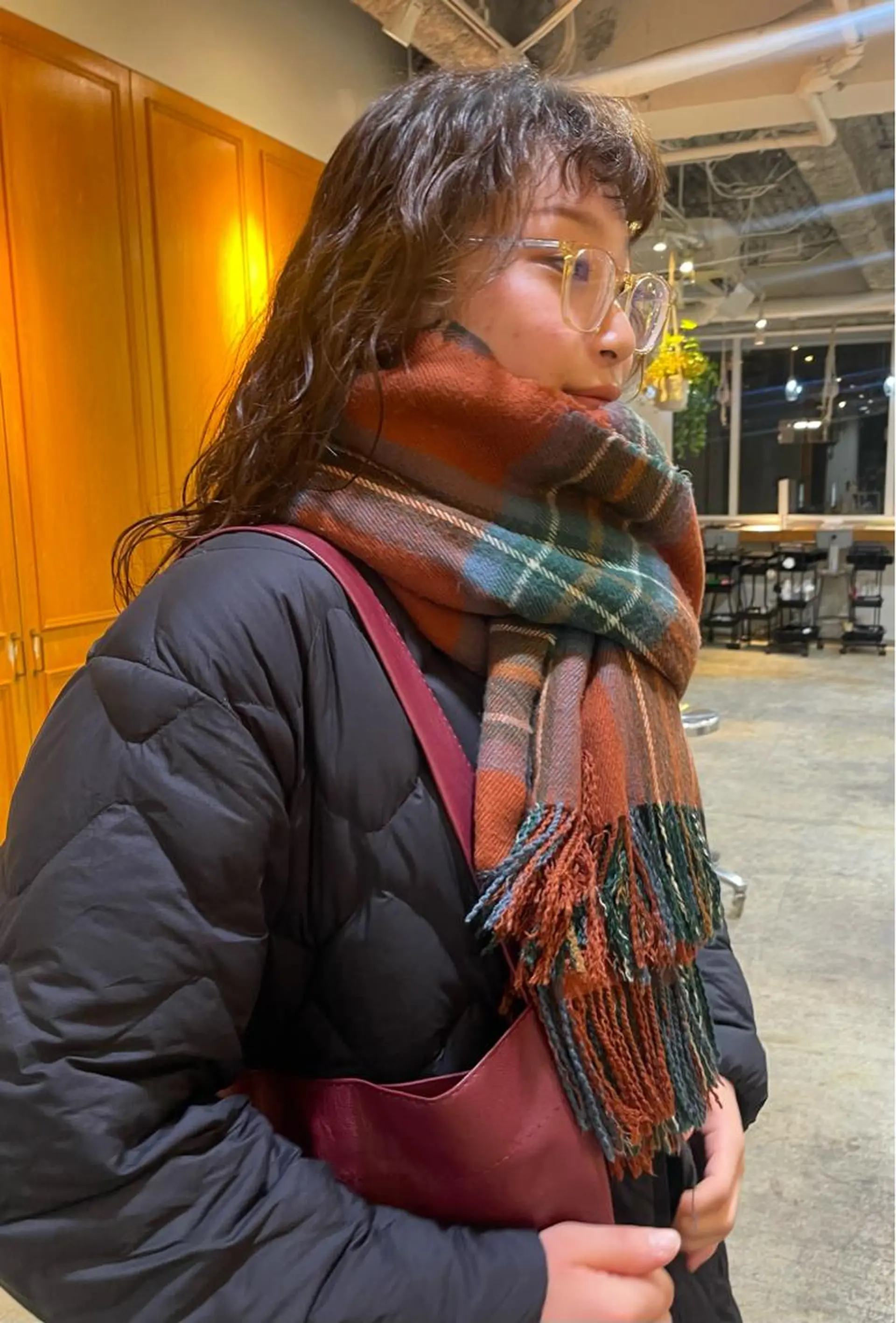 ミディアム カラー パーマ カット ヘアカラー パーマ トリートメント レイヤー/似合わせ TAKUYAのヘアスタイル