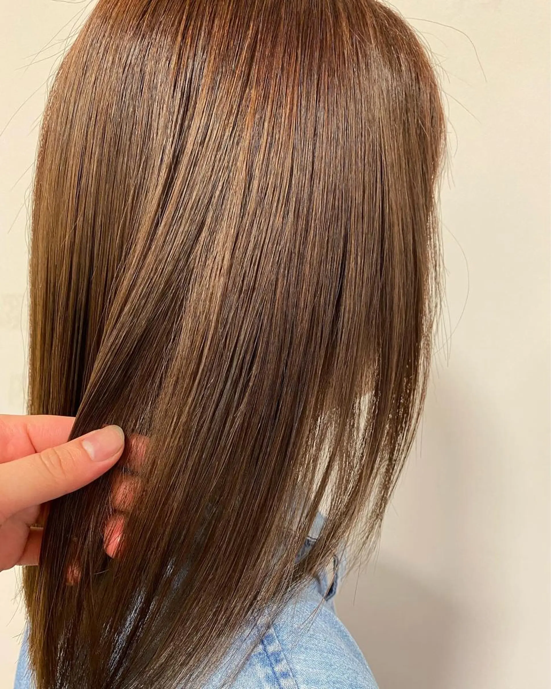 ミディアム カラー 柳坪 まなのヘアスタイル