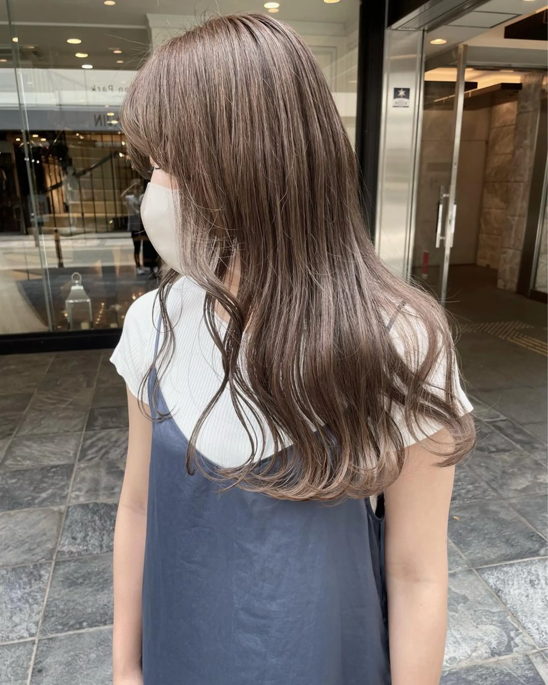 ロング カラー ヘアカラー 髪質改善will hairdesignのヘアスタイル