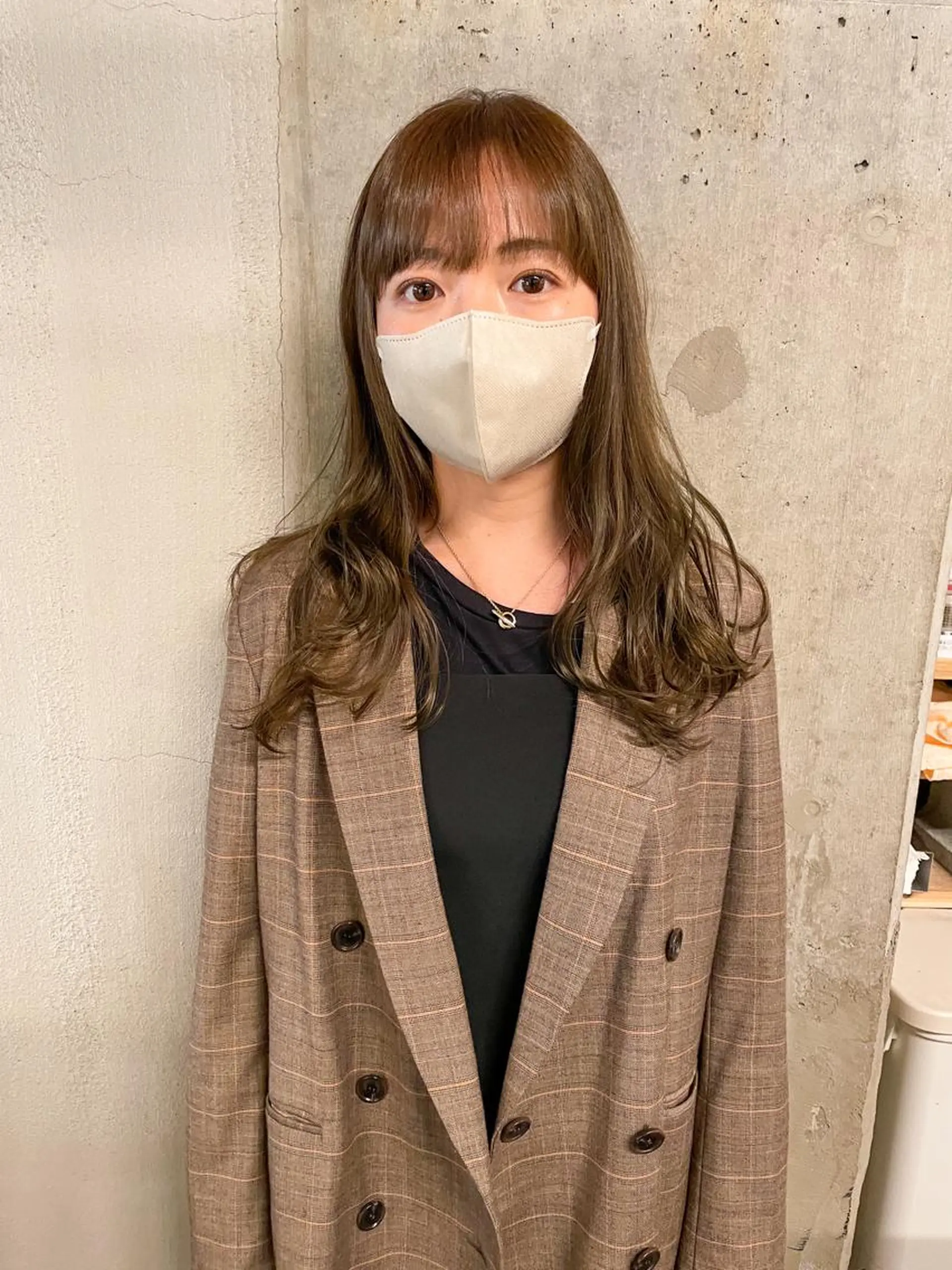 ロング カラー パーマ/レイヤー 岩山丈一郎のヘアスタイル