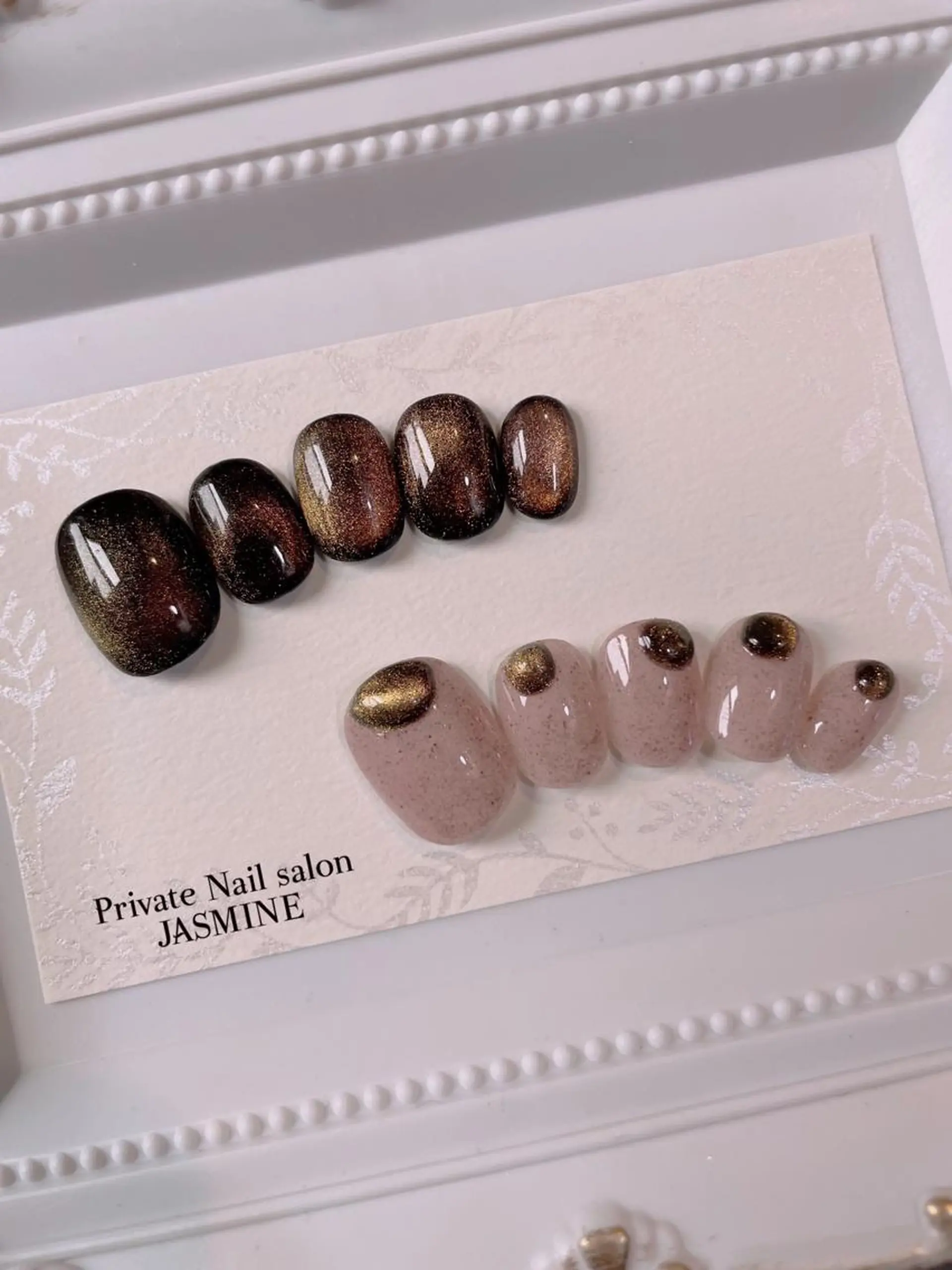 ネイル マグネットネイル Nail salon JASMINEのネイルデザイン