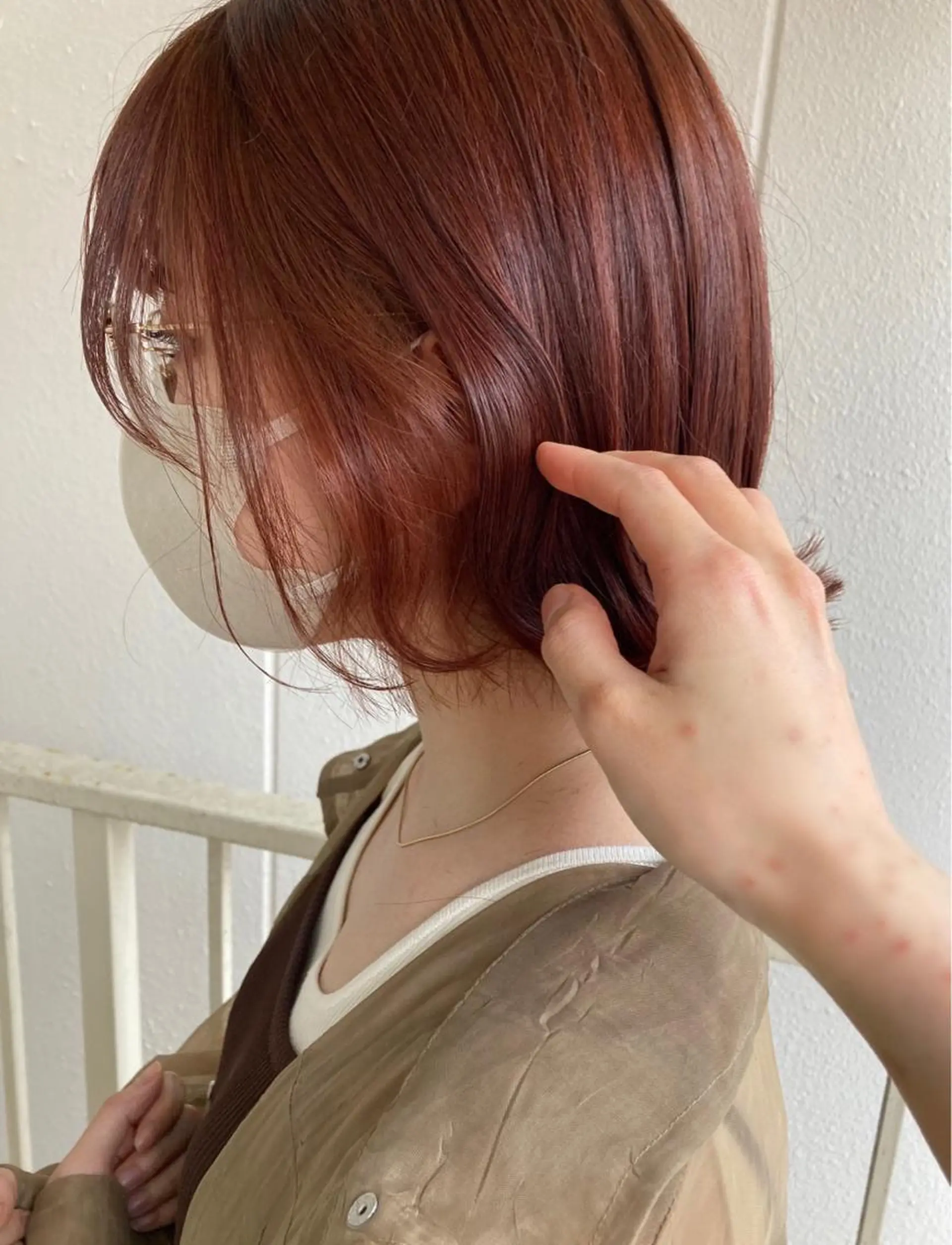ミディアム roka ノゾミのヘアスタイル